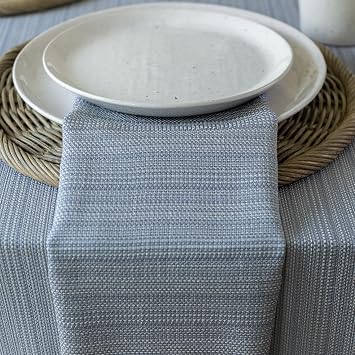 Benson Mills Millennium Set of 4 Napkins (Chambray Blue, 18x18)