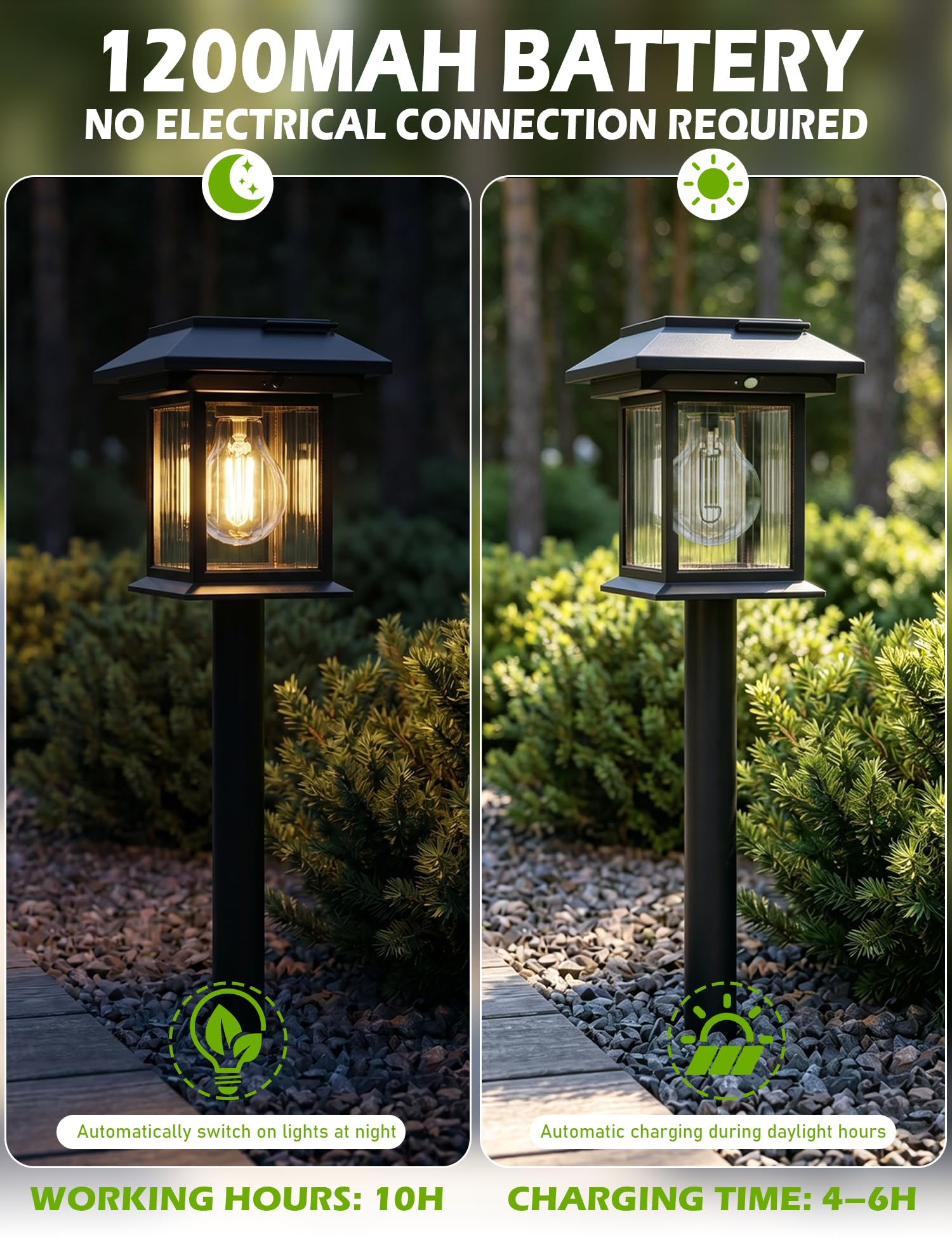 ACMHNC 4 Stück Solarlampen für Außen mit Bewegungsmelder, USB-Ladung, IP65 | 3-in-1 Solar Gartenleuchten 3 Montagearten mit Erdspieß, Wand und Haken, 3000K, 3 Modi für Weg Terrasse Balkon Hof