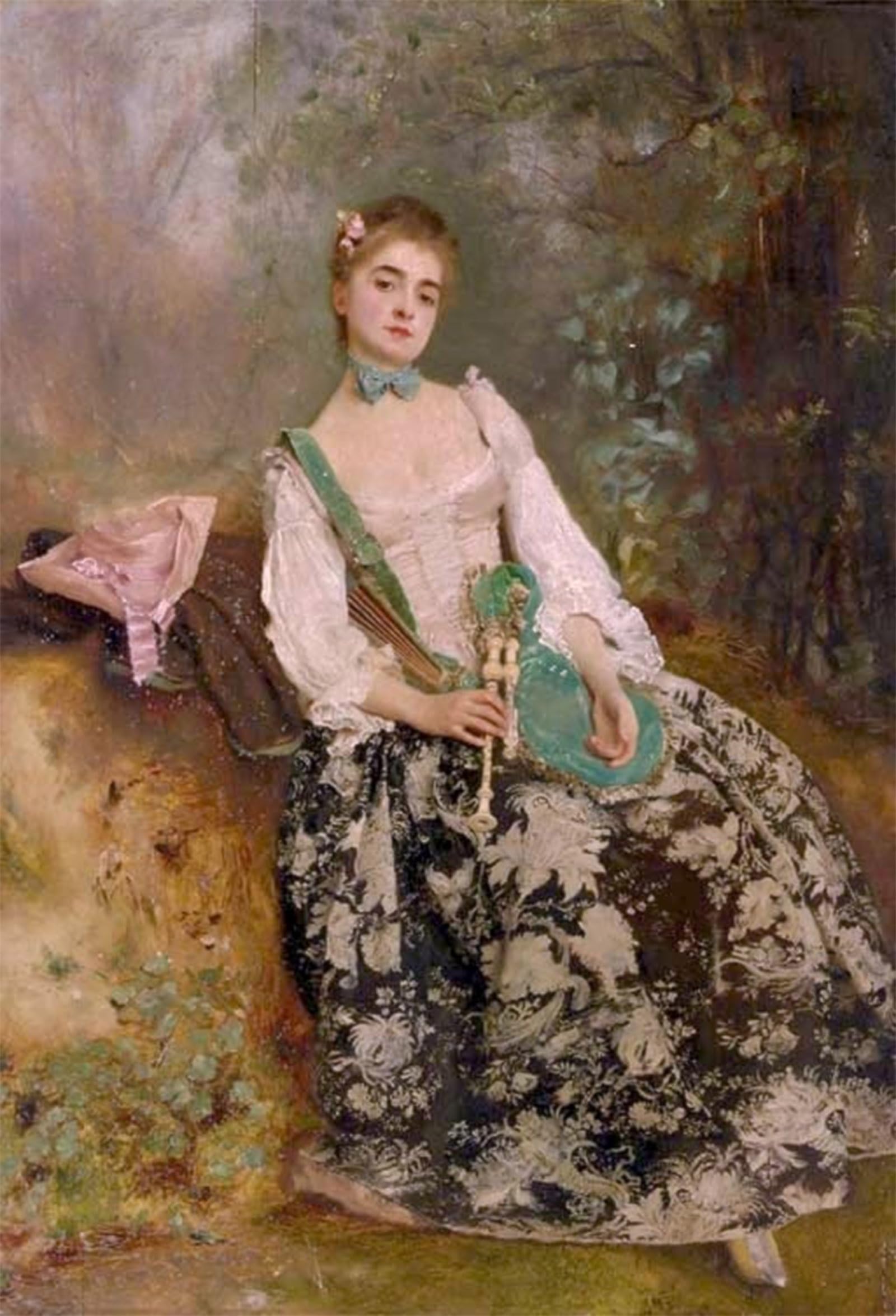 POSTERIIk Vintage Print Pop Art Landscape Artwork l'elegante Piper Gustave Jean Jacquet Art Prints for Office Home Decor 60x90cm