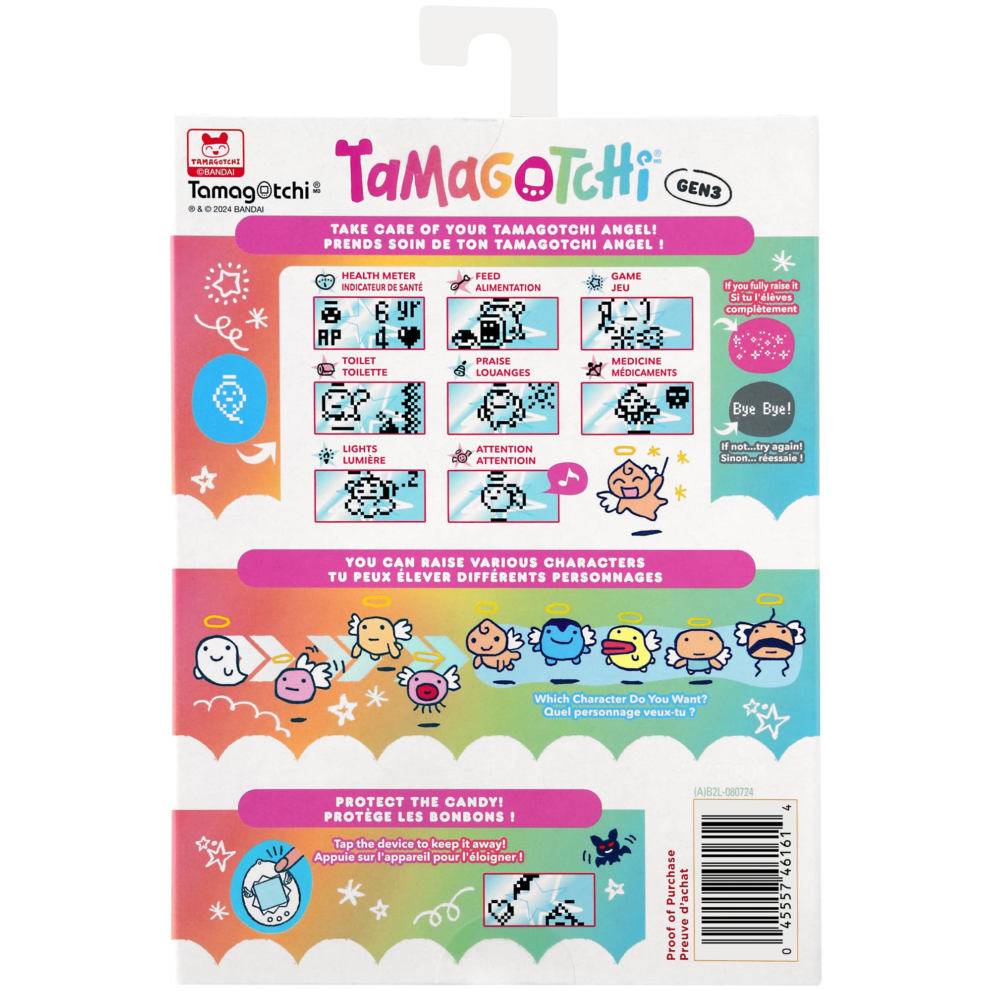 TAMAGOTCHI Bandai Original Angel Lace Digital Pet, 1.8 cm x 4.2 cm x 5 cm - Image 3