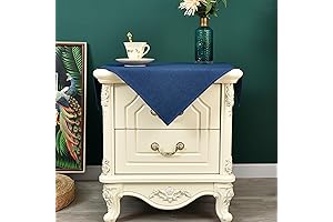 Decorative Navy Blue 24x24 Inch Small Square Tablecloths