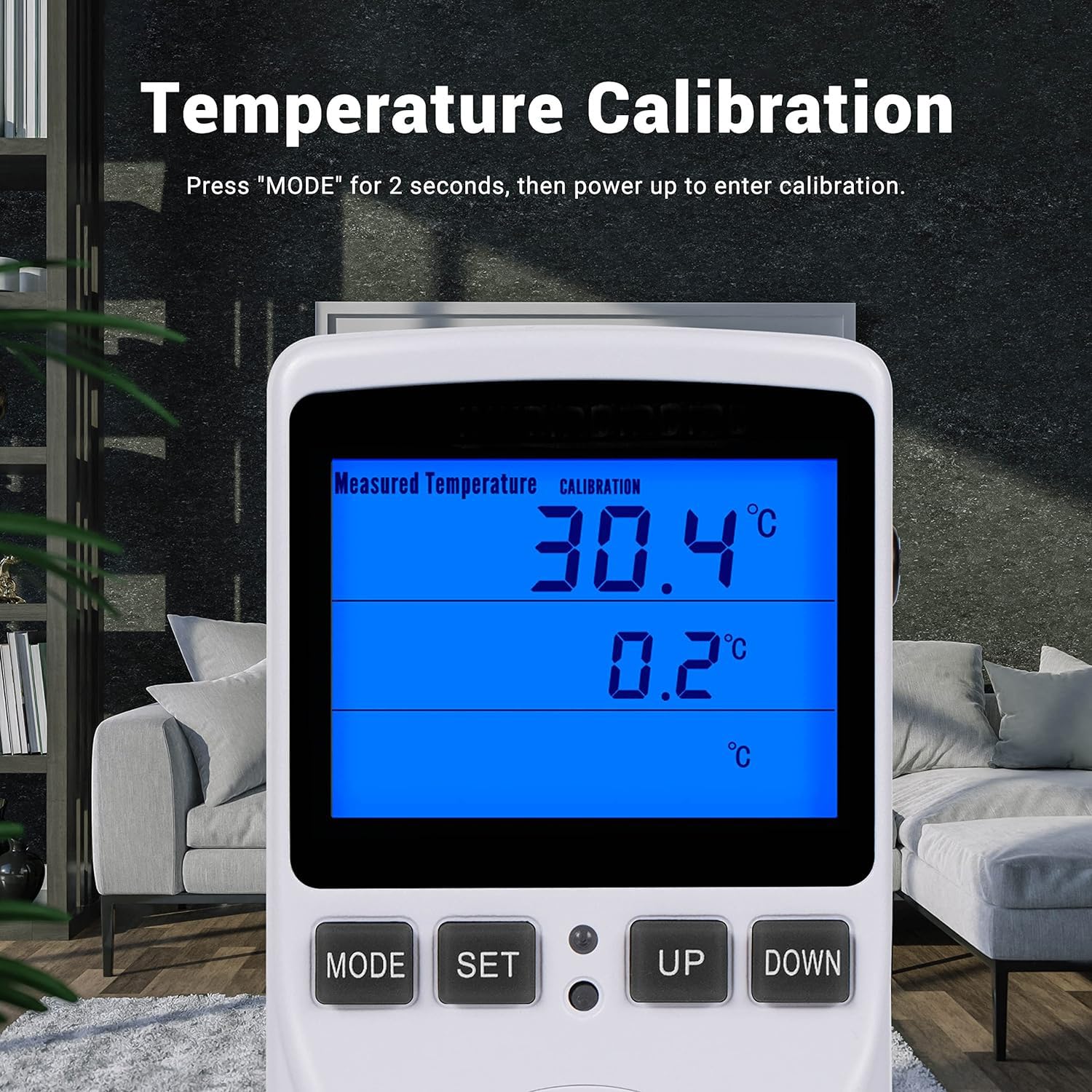INKBIRDPLUS Termostato Digital Enchufe Calefaccion y Enfriamiento con Sonda 220V, Controlador de Temperatura Enchufe Momento Cuenta Regresiva para Incubadora,Tortugas,Lagartos,Elaboración casera,Cría