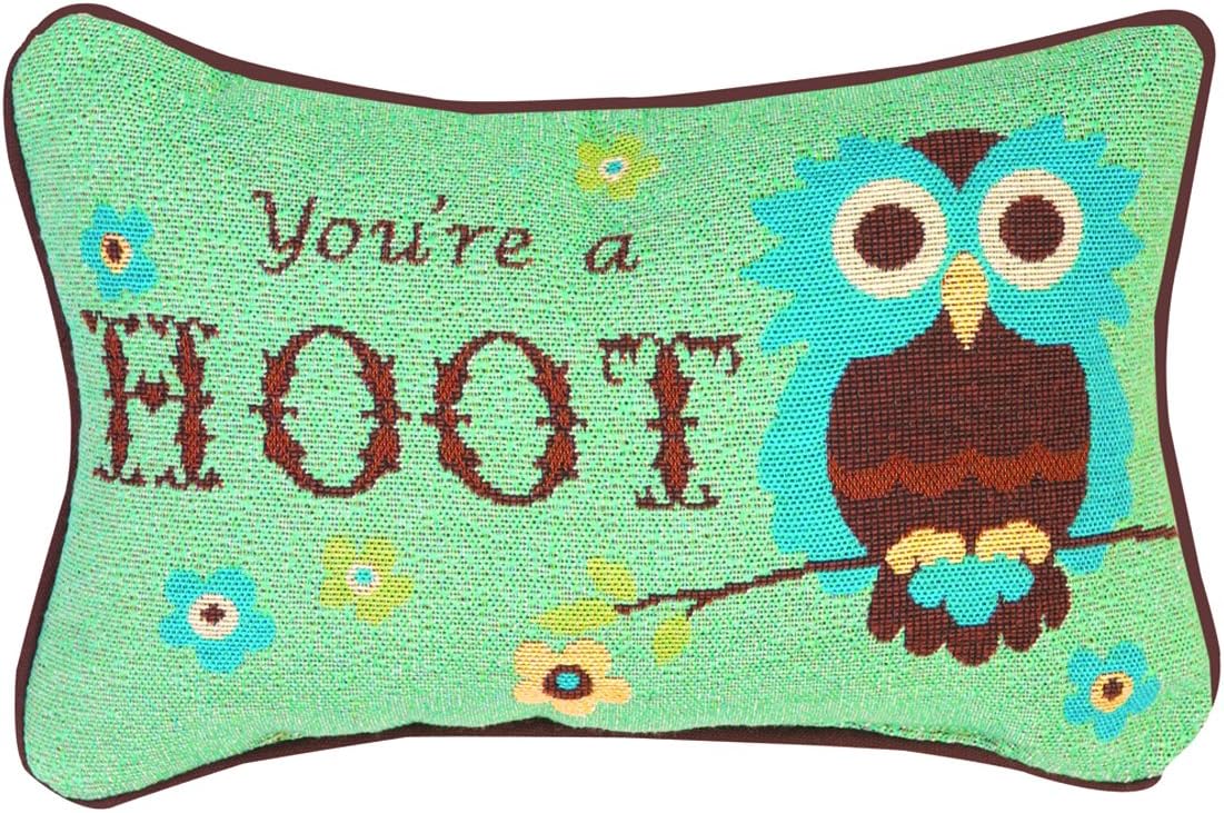 Manual Woodworkers & Weavers Word Throw Pillow, Mirror Mirror Mother, 12.5 x 8.5"