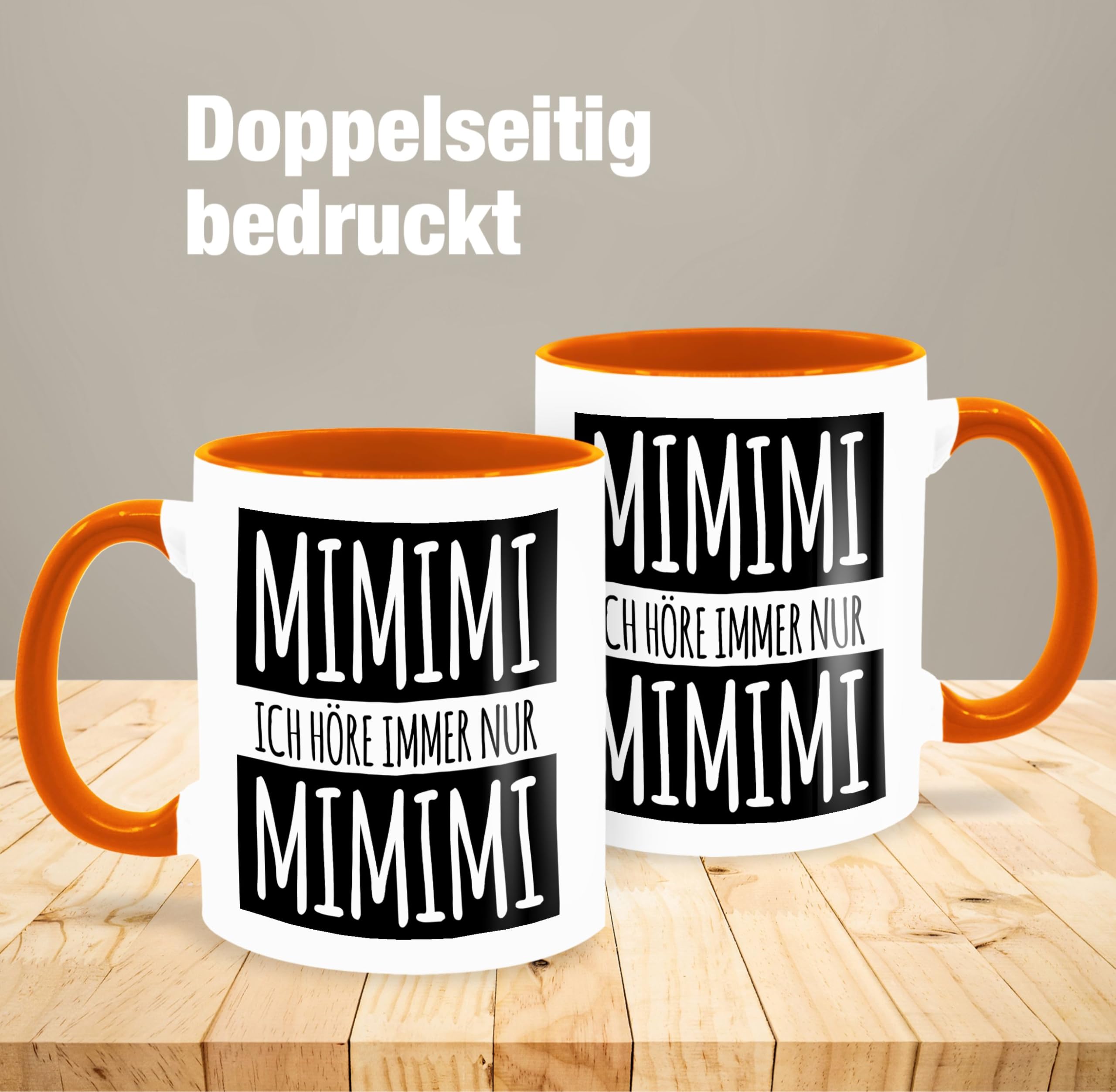 Tassenbrennerei Ich Höre Immer Mimi Funny Mug Pink