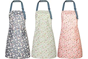 Daisy Floral Aprons WaterProof for Women