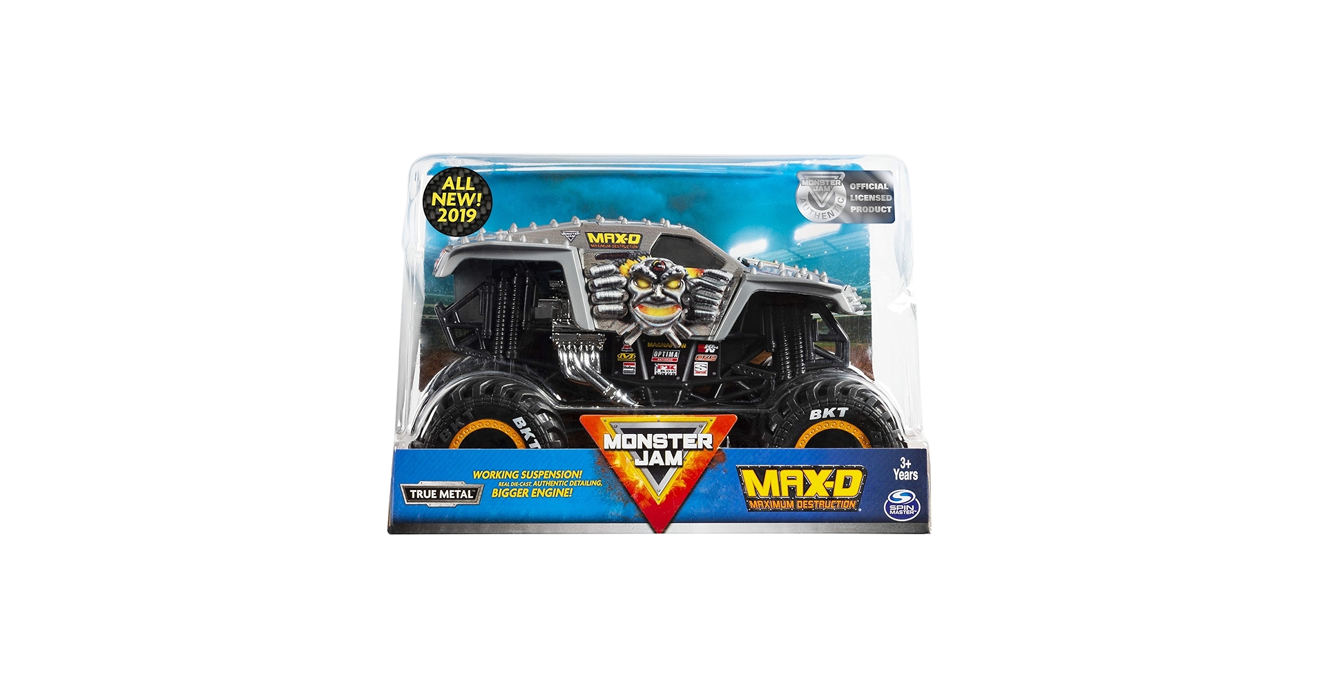 Amazon.com: MJ New 2019 Monster JAM 1:24 Scale, Silver