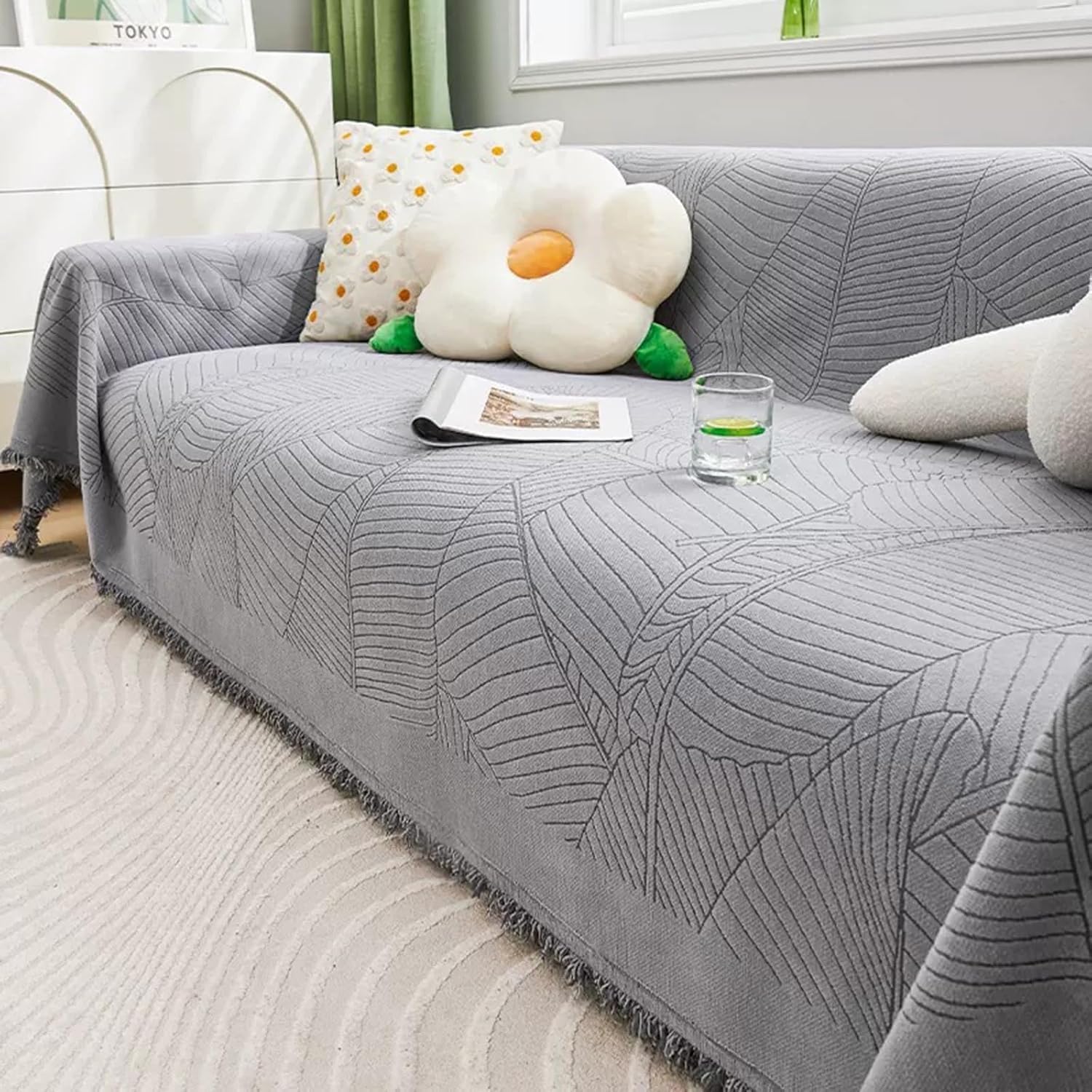 Housse de canapé en chenille douce : offrez de la chaleur et du bonheur à votre maison