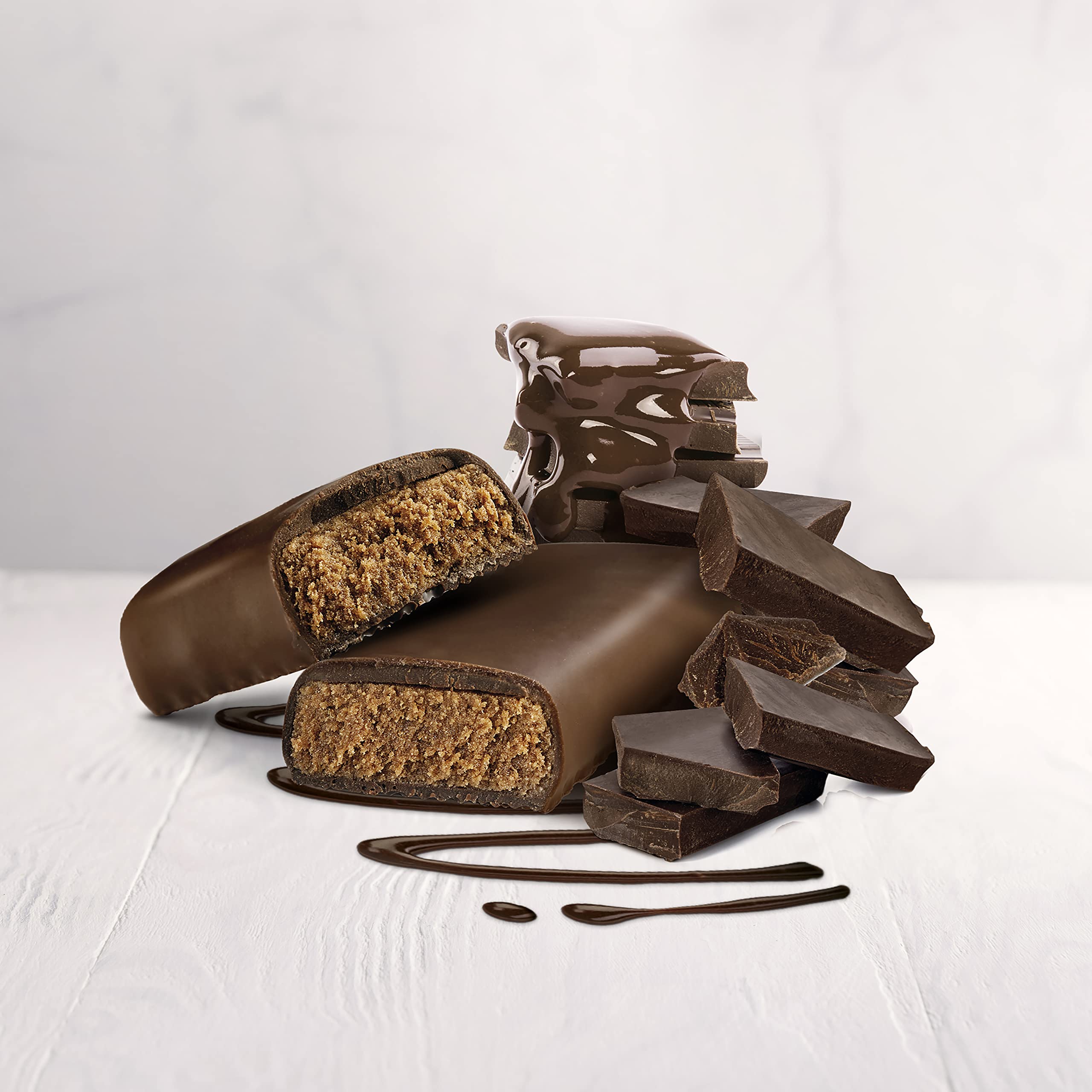 BIMANÁN - Barritas Chocolate Fondant - Sustitutivos de Comida para Adelgazar - 2 Barritas Equivalen a una Comida y Proporcionan 238 Calorías - Ricas en Fibra - Caja de 10 Unidades