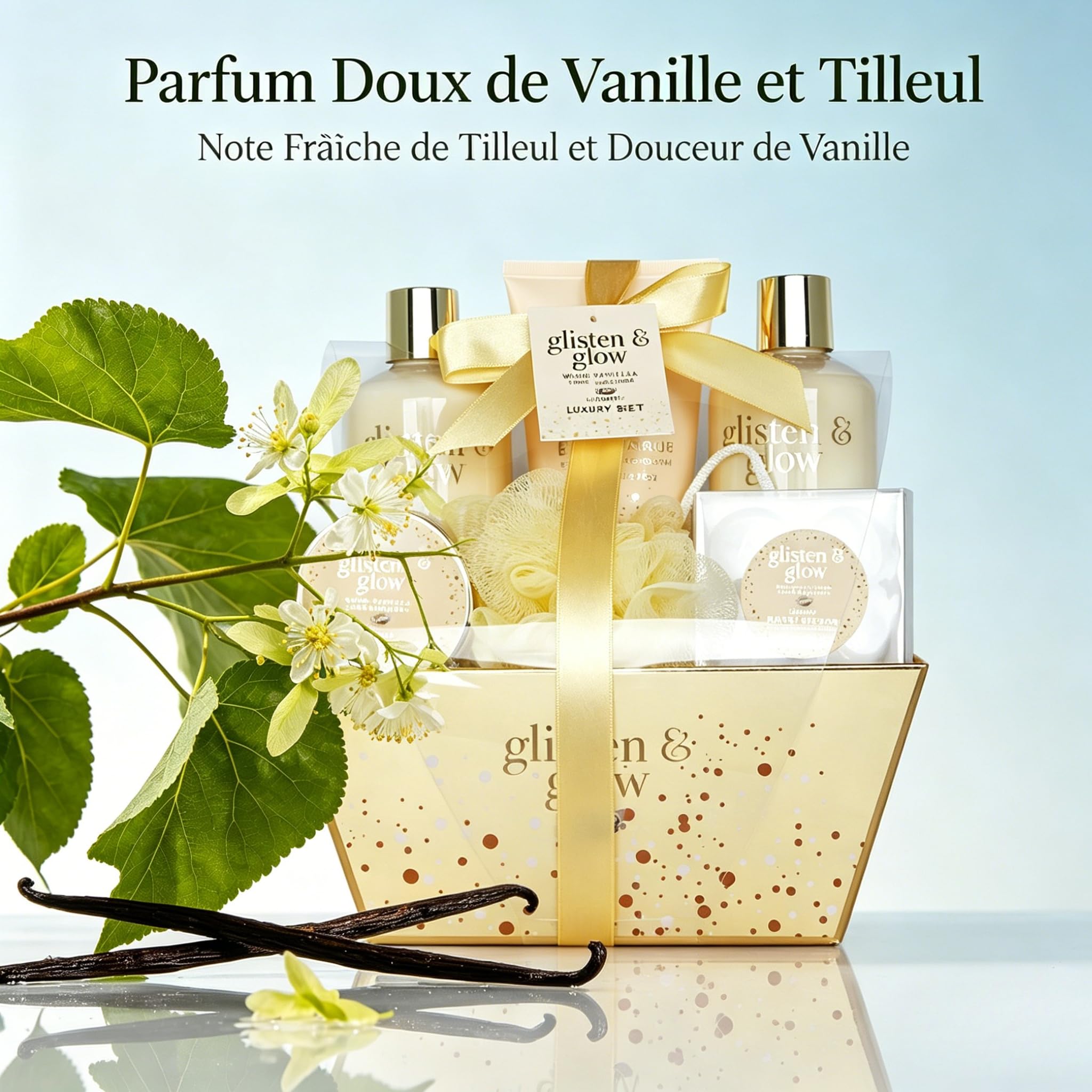 Belle Luxury by Gloss de Coffret cadeau pour femme | Produits de bain | Idée cadeau originale | Panier beauté, soin et bien-être