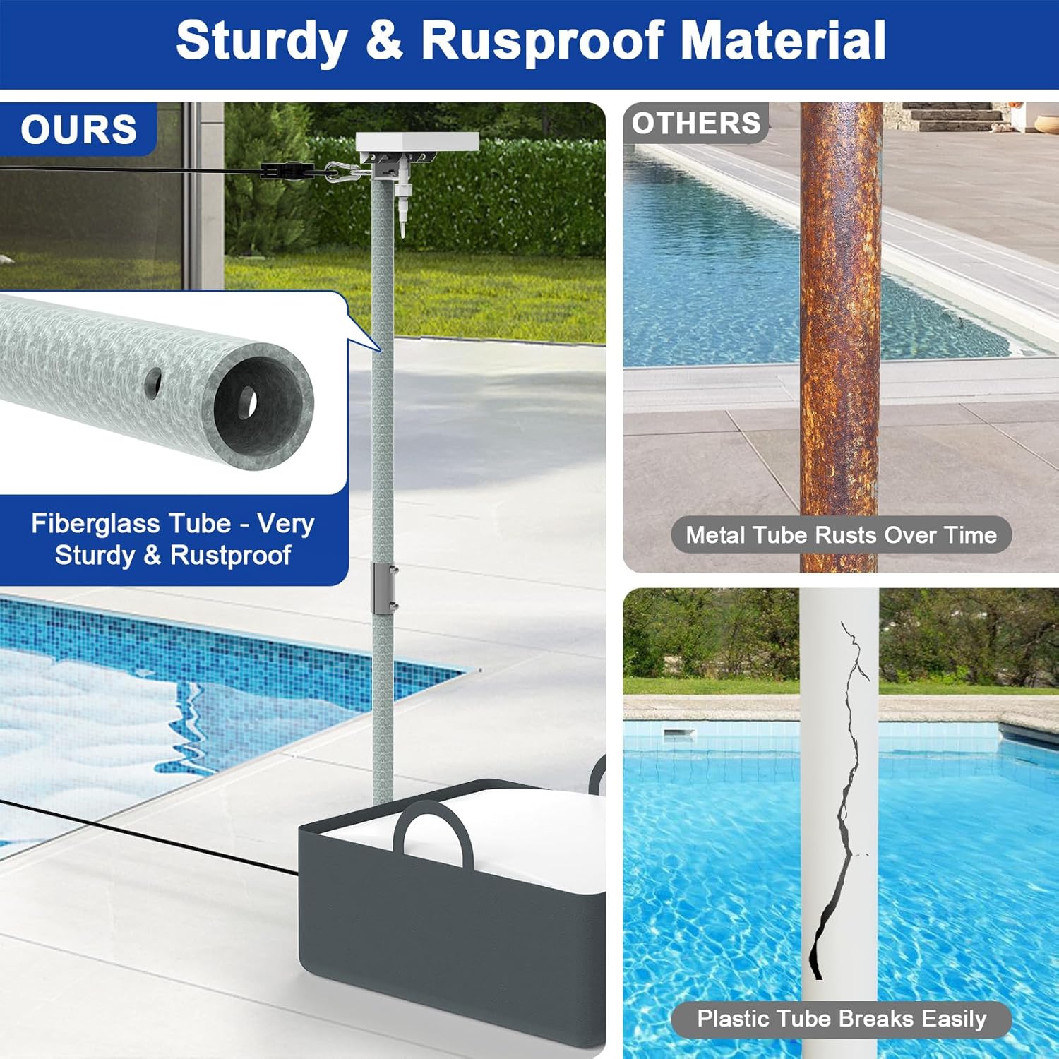 Pool Volleyball Net Set with LED Lights, Solar Powered Volleyball Net with Adjustable 15ft-32ft Length for Inground Pools, High Brightness Water Volleyball Net with Balls & Pump for Pool Party & Games