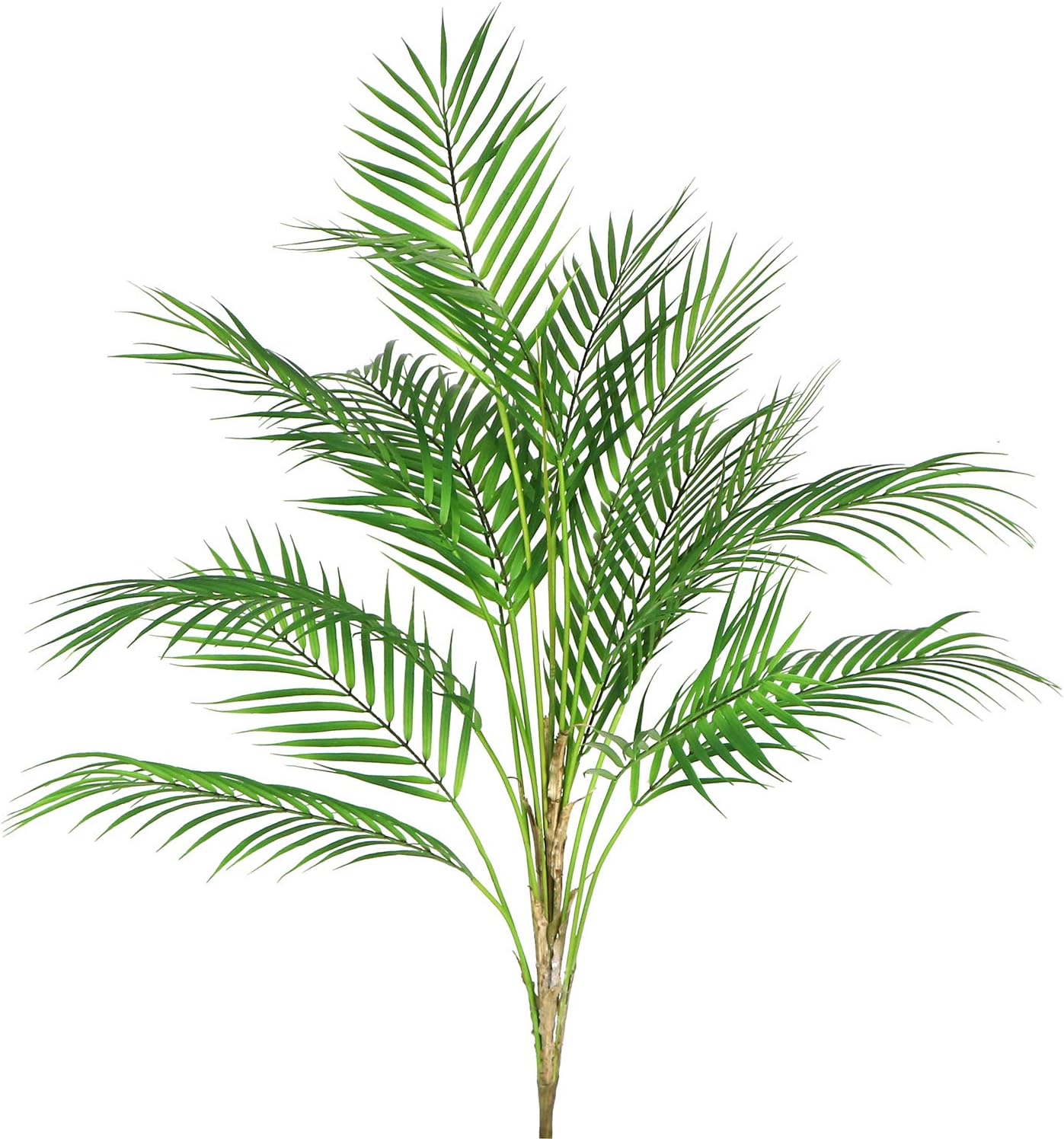 Ollain Artificial Plant 36" Tropical Palm Leaf Bush Plastic Greenery Areca Palm Plant 15 Leaves per Bush for Home Kitchen Party Flowers Arrangement Wedding Decorations
