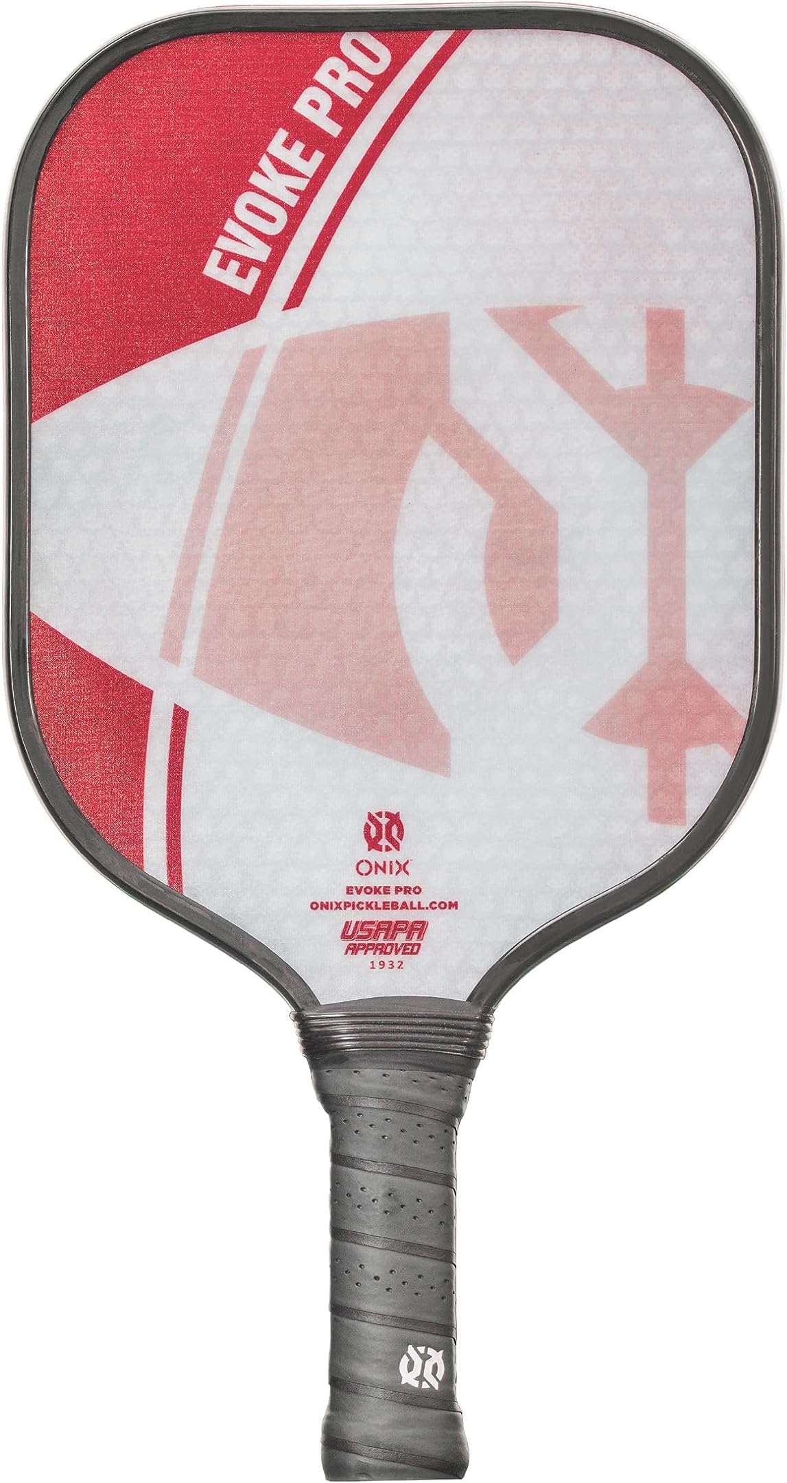 Onix Evoke Pro Composite Face Incredible Touch Maximum Control and Spin Pickleball Paddle – Polypropylene Honeycomb Core with Protective Edge Guard Widebody Shape