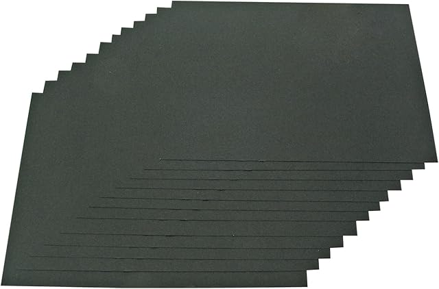 A3 Recycled Black Coloured Card 270gsm Pack of 10 Sheets by BCreative®