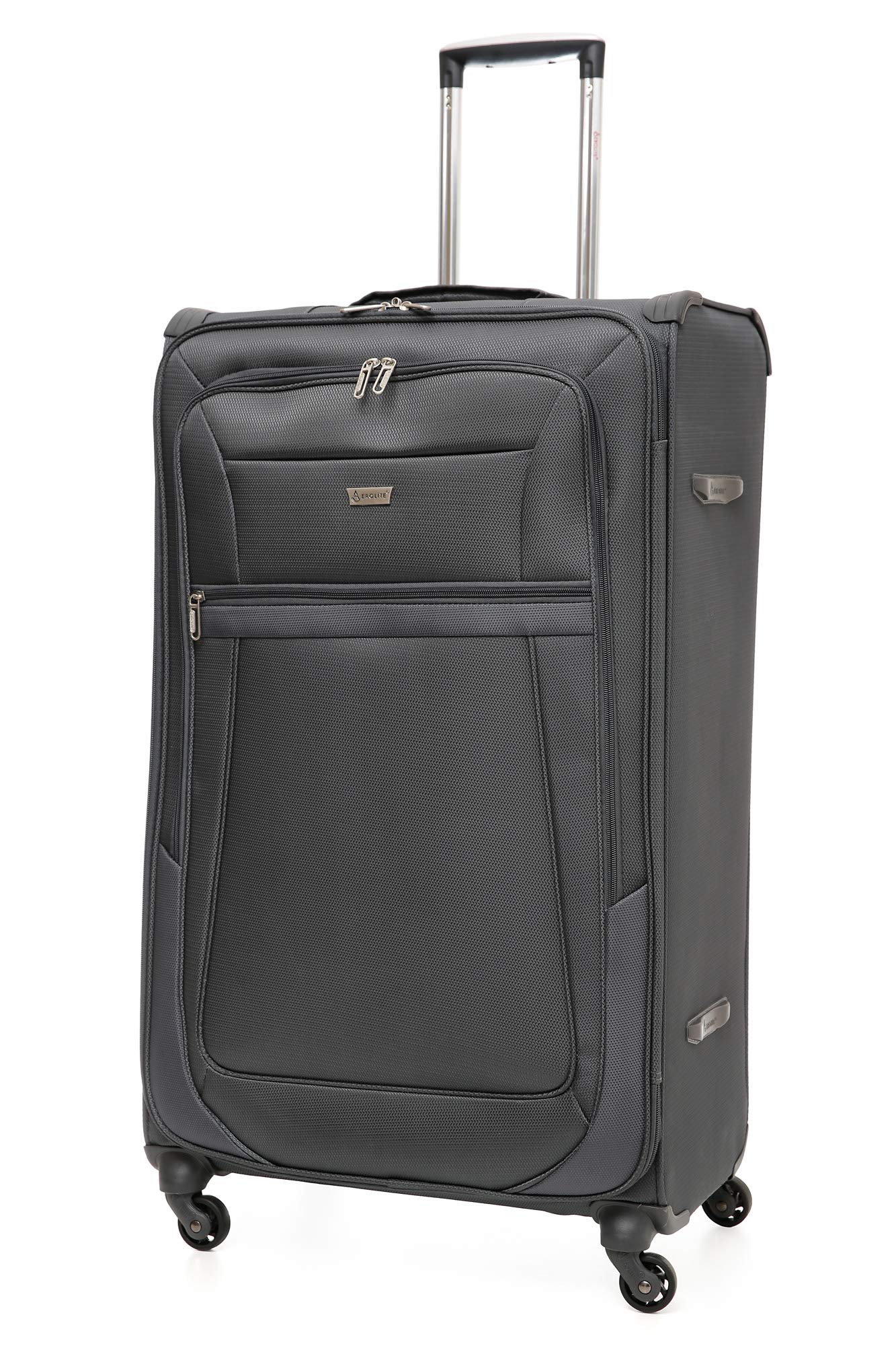 large 4 wheel lightweight suitcase