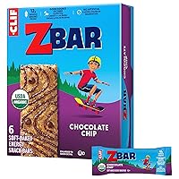 Vista 1 de Zbar - Chocolate Chip - Soft-Baked Energy Snack Bars - Non-GMO - 12g Whole Grains - USDA Organic Granola Bars (6 Pack)