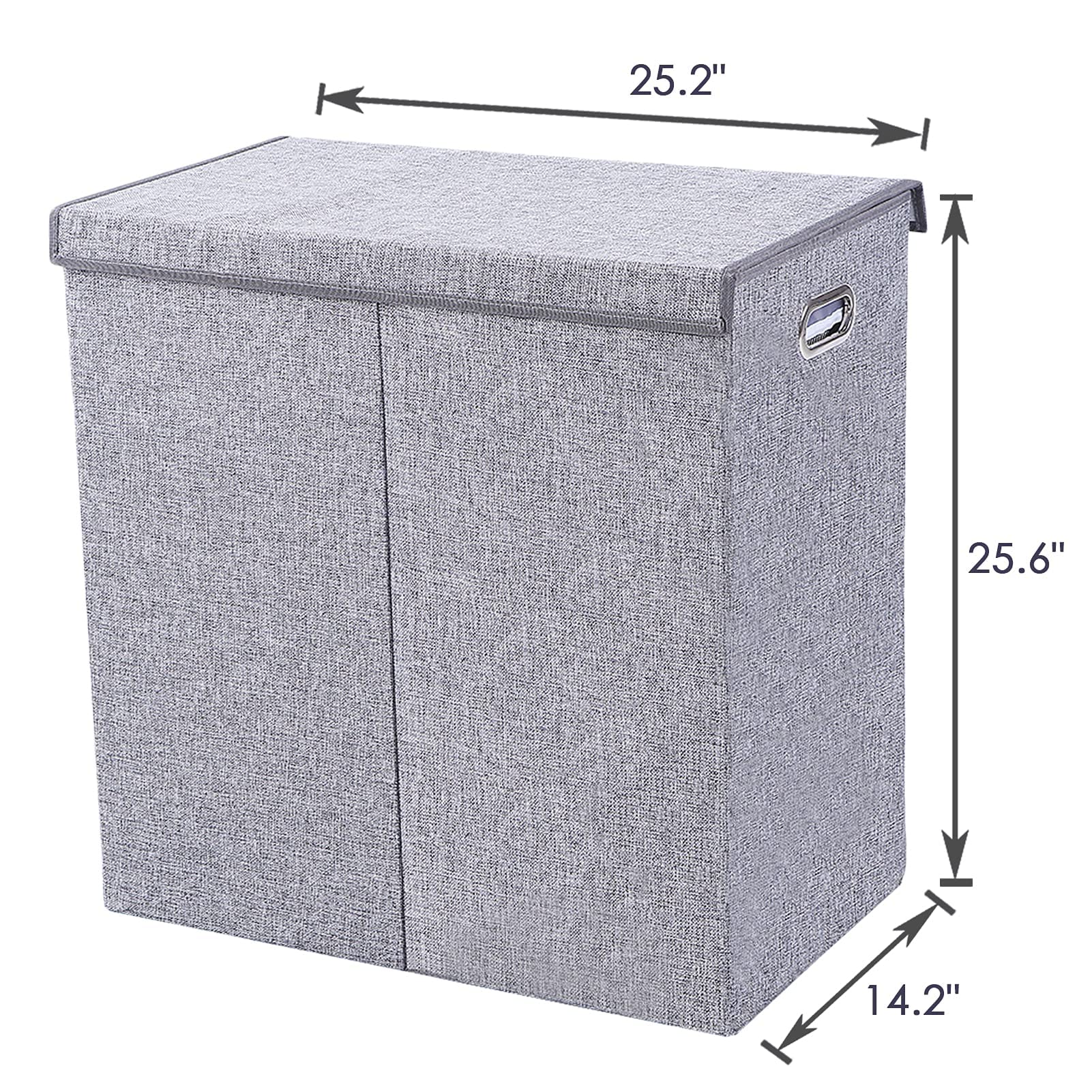 SUPERJARE Double Laundry Hamper with Removable Liner Bags and