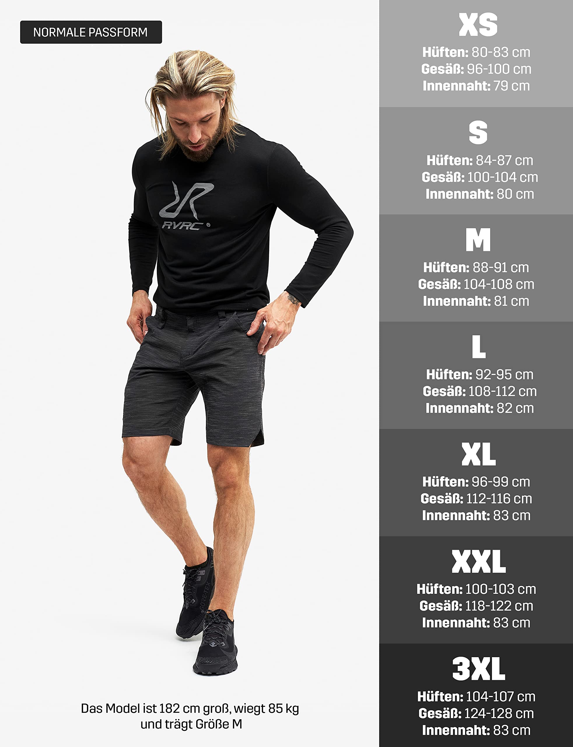 RevolutionRace Herren Hike & Dive Shorts Hybrid Wandershorts Badeshorts Outdoor