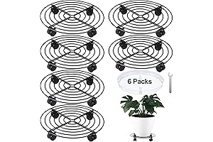 6 Pack Plant Caddy with Wheels