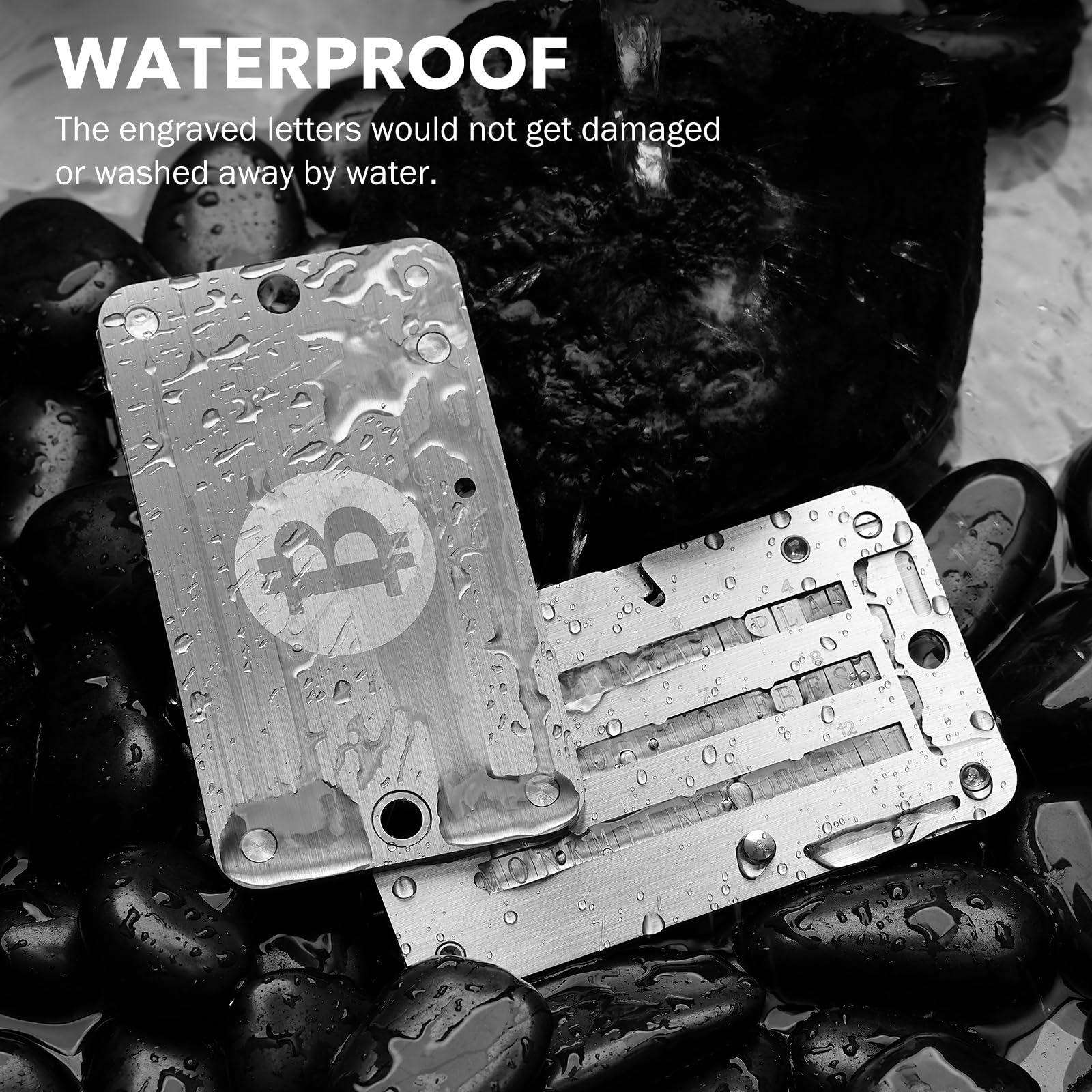 SAFECrypto Seed Phrase Storage, até 24 palavras Bitcoin mnemonic Seed  Plates, carteira de hardware ultra-segura, backup de armazenamento de senha  de aço inoxidável 304, carteira fria compatível com : Amazon.com.br:  Papelaria e