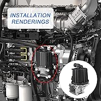 Vista 7 de Separador de aceite de ventilación del cárter con junta compatible con Volvo D13 Reemplazar # 22877306, 21373547, 20532891
