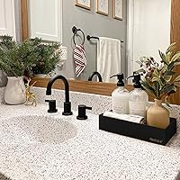 Vista 4 de Organizador de cajones de bambú, organizador de utensilios de cocina, bandeja de cubiertos, suministros de escritorio de oficina y accesorios, 15 x