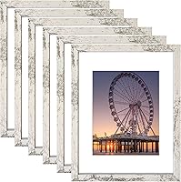Vista 21 de BESCRCL - Set de 6 marcos de fotos de 11 x 14, color negro. Marcos para mostrar fotos de 8 x 10 con paspartú o de 11 x 14 sin paspartú, marcos