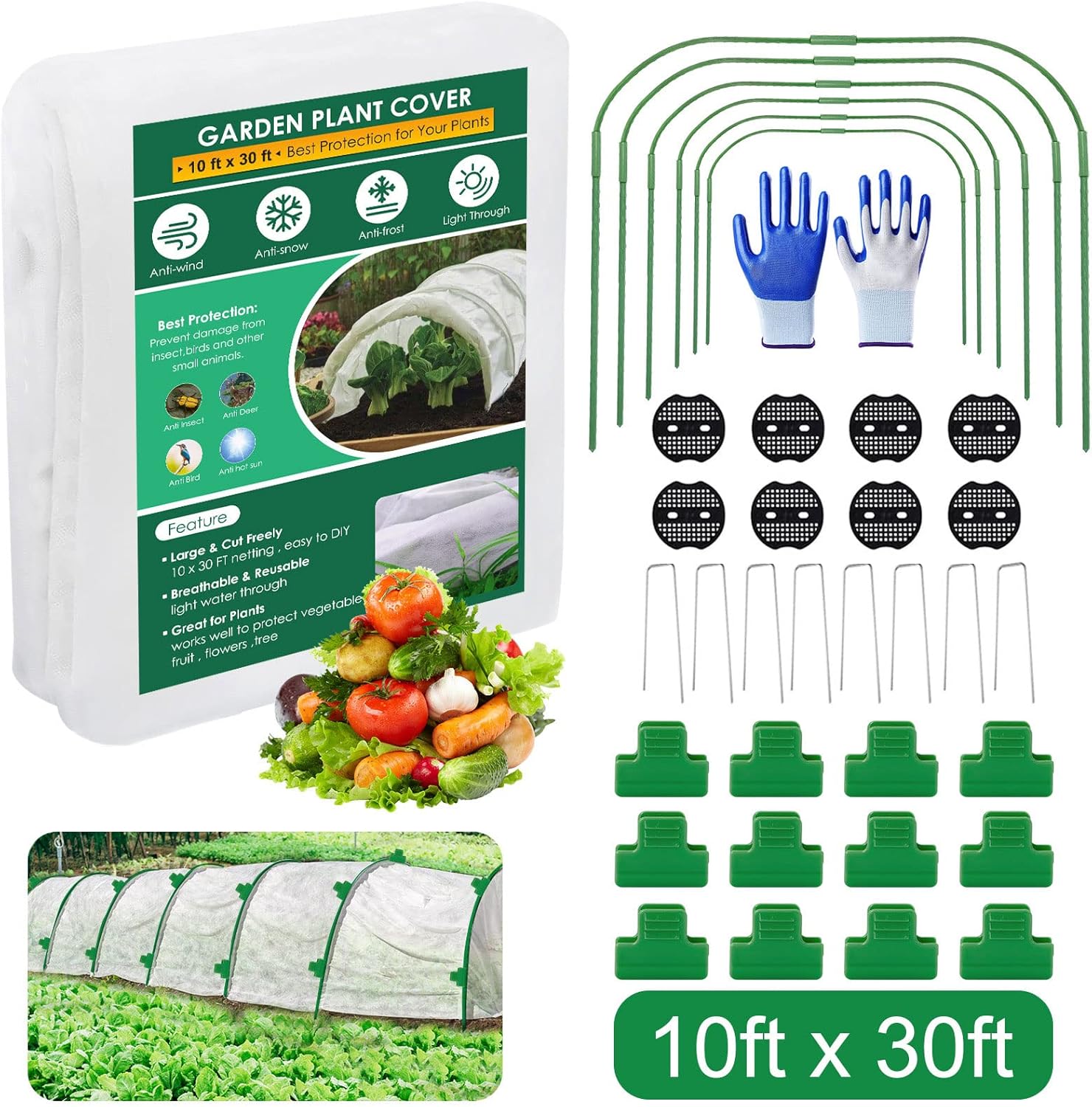 Aolamegs Plant Covers Freeze Protection KitFrost Cloth