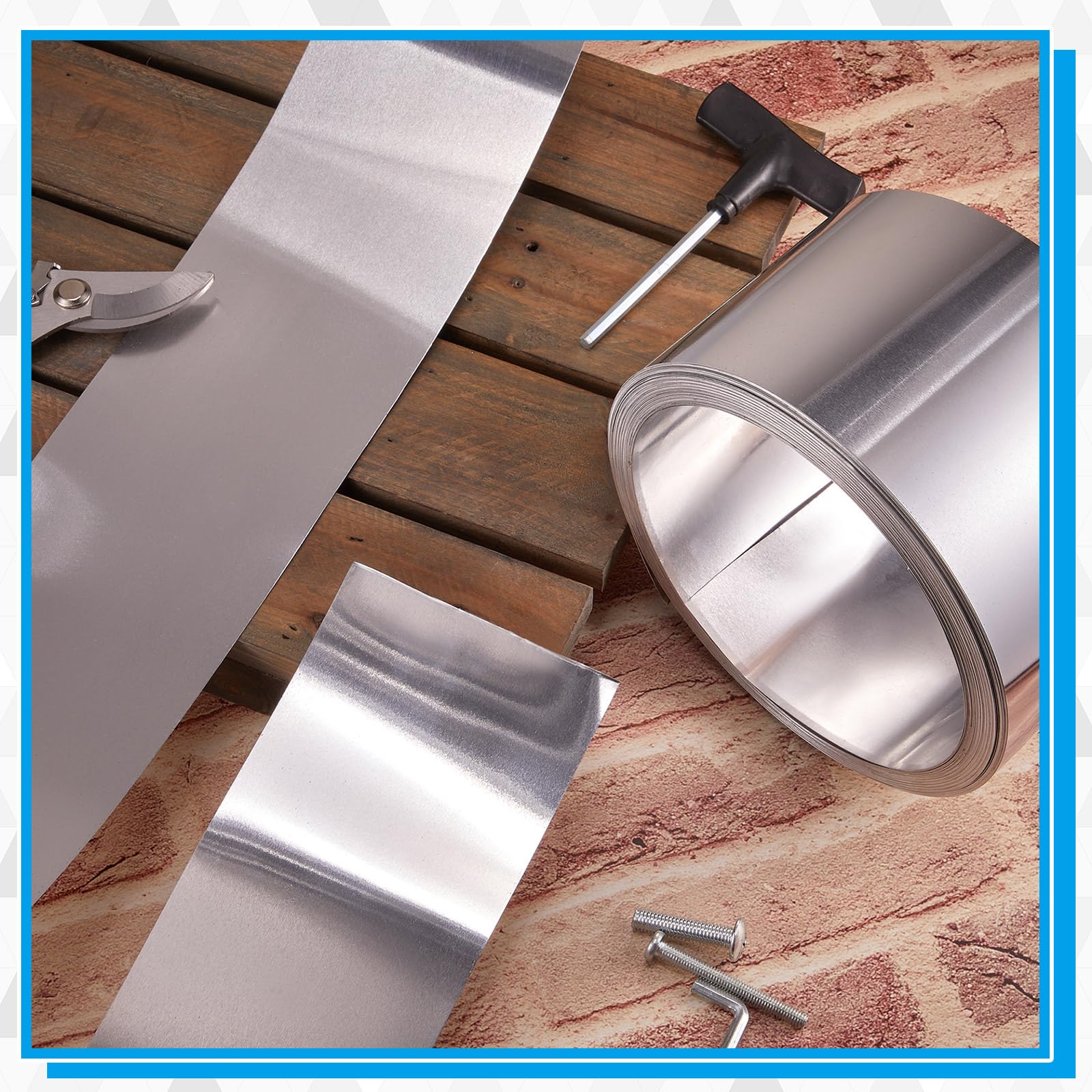 Zonon 4" Copper Flashing Aluminum Roll Flashing Weatherproofing Snow