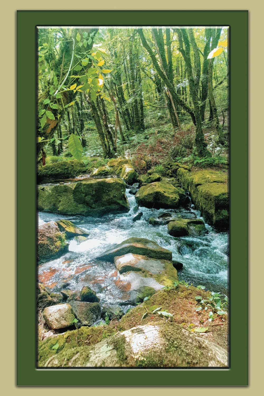 Golitha Falls, Cornwall Notebook: Cornwall Views Notebook, Journal, Gift Book (Places and Landscapes Notebooks)