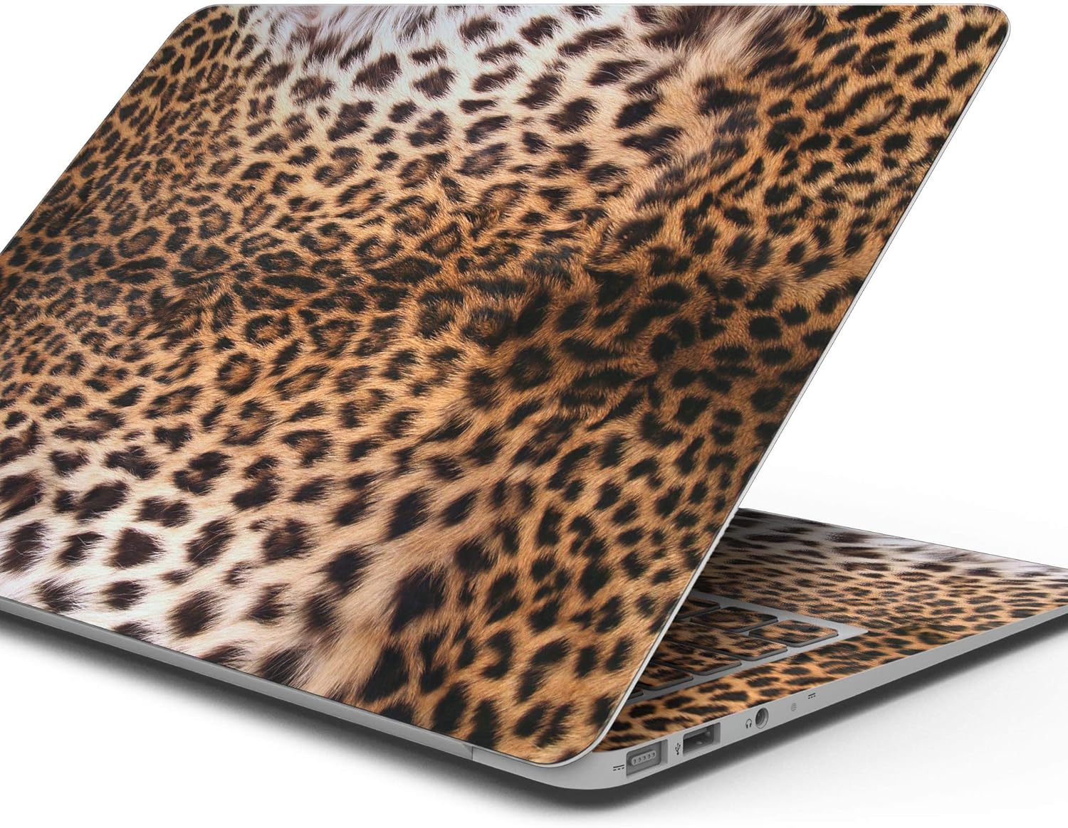Design Skinz Mirrored Leopard Hide Full-Body Wrap Scratch Resistant Decal Skin-Kit Compatible with MacBook 13" Pro w/TB (A2251)