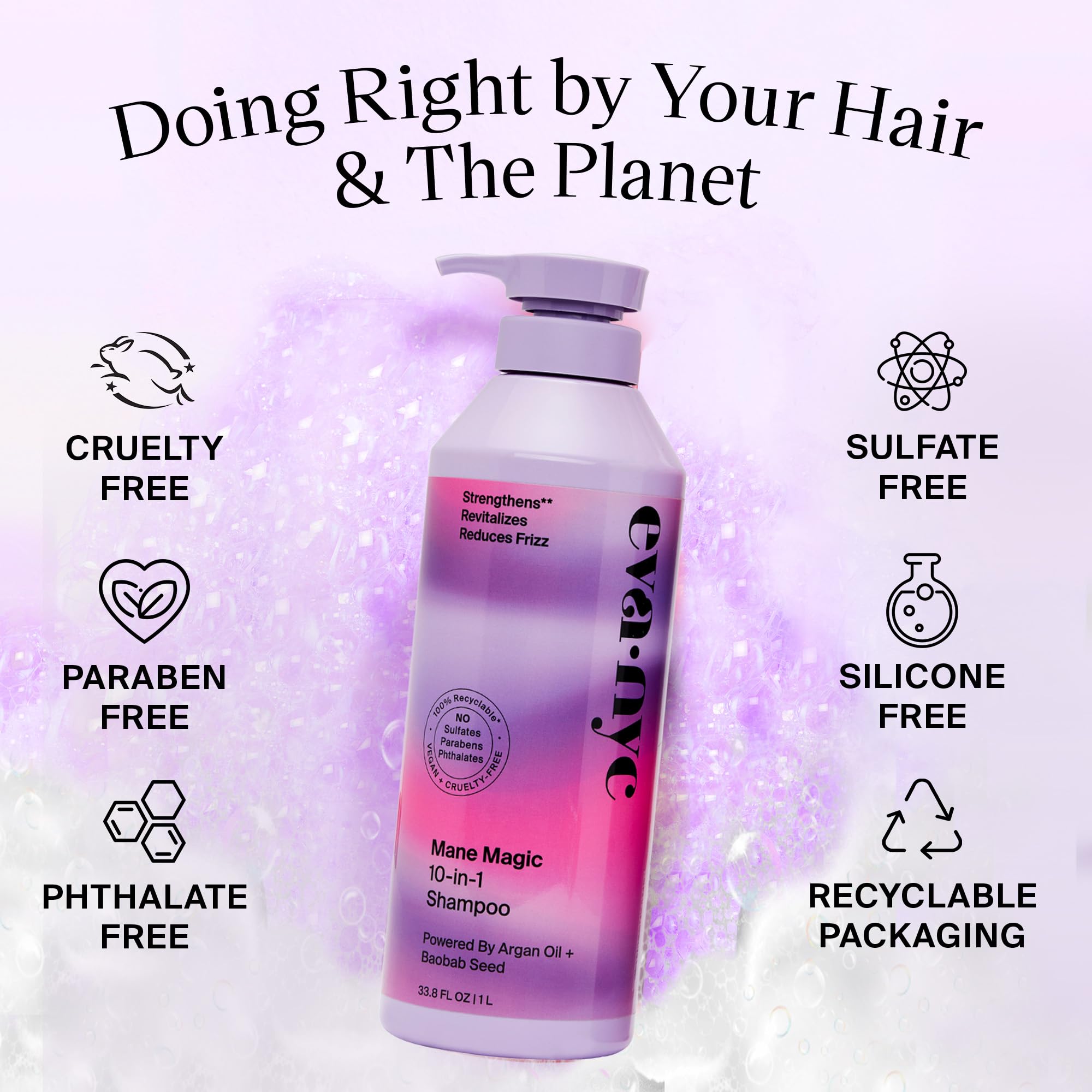 Eva NYC Frizz Fixer Smoothing Hair Care