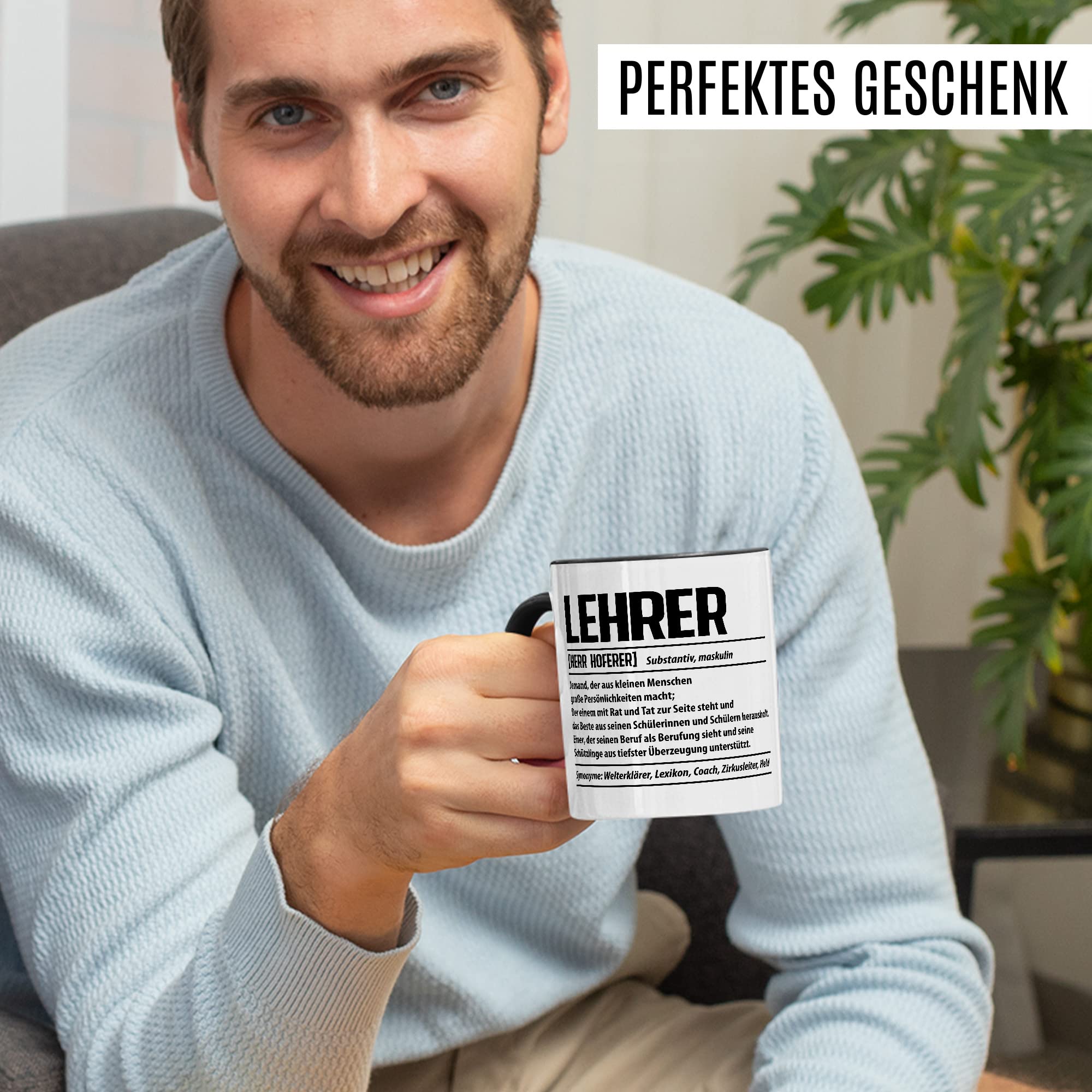 Tazza personalizzata per la definizione di papà, regali personalizzati