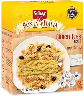 Schar - Pasta Fusilli- Certified Gluten Free - No GMO's, Wheat or Preser...