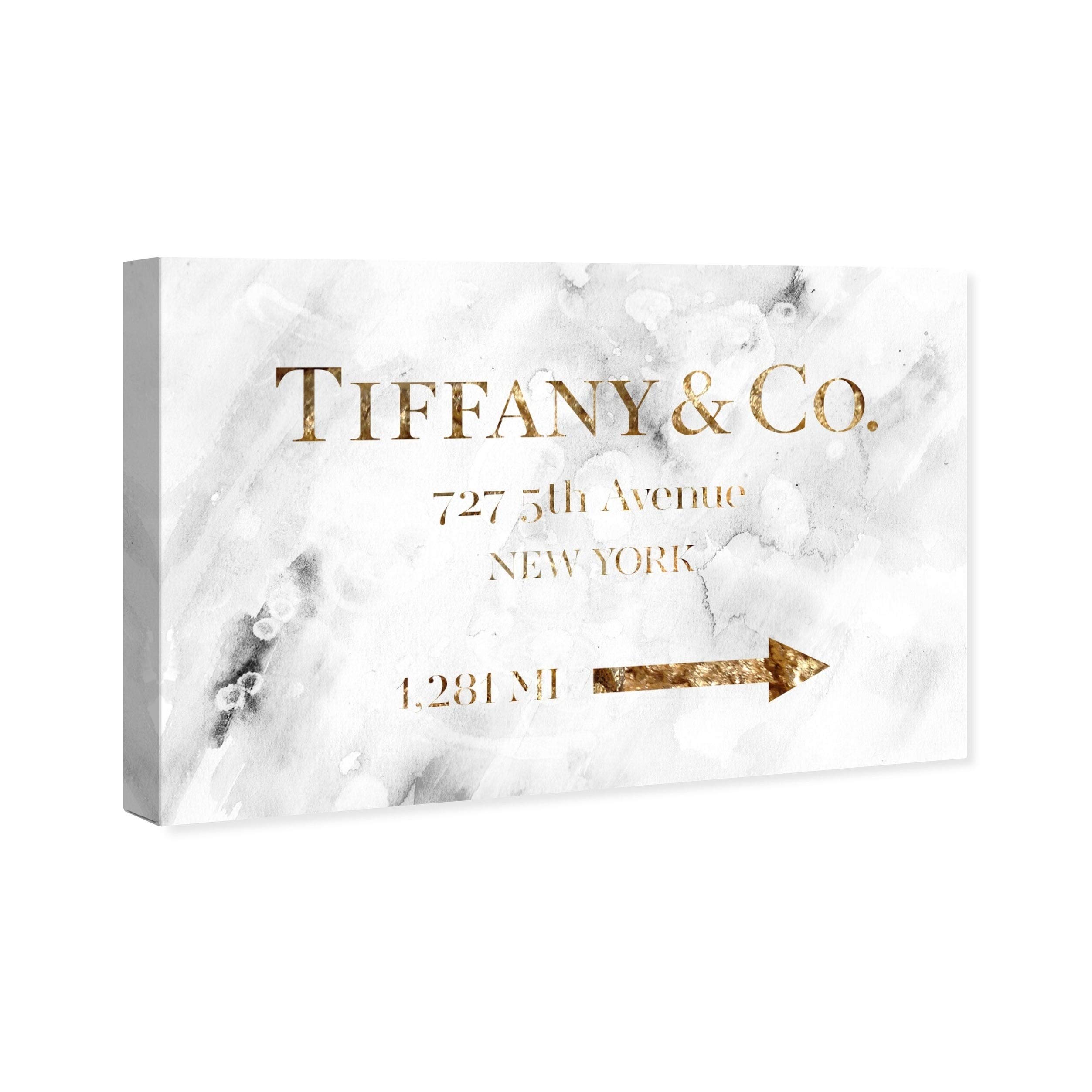 Amazon.co.jp: Overstock Oliver Gal 'Jewelry Road Sign Glam