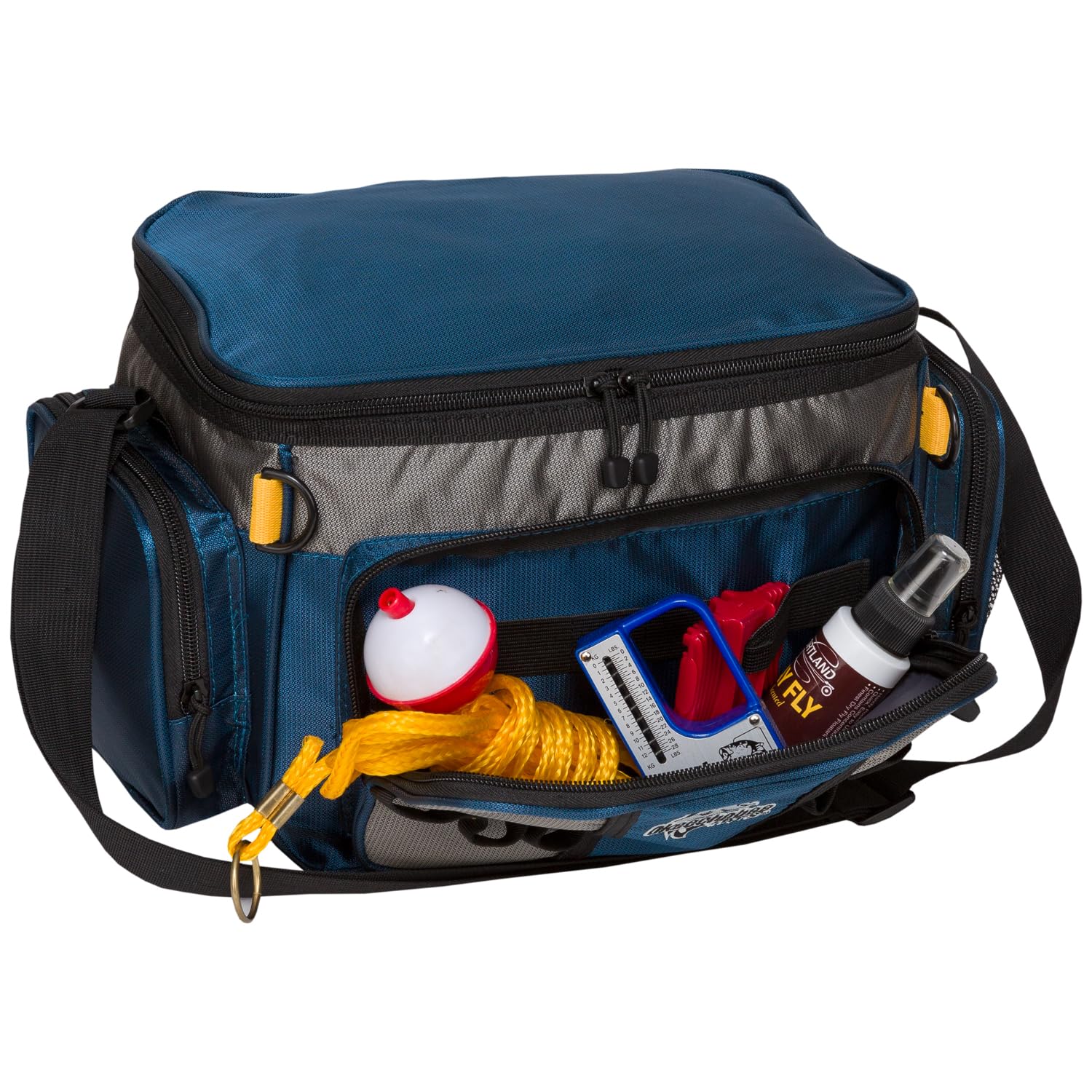 Okeechobee Fats Fishing Small Tackle Bag (Deepwater Blue) : Sports & Outdoors