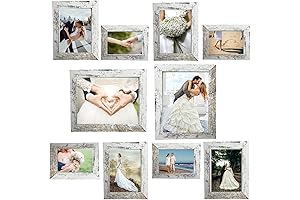 10-Pack Picture Frame Sets: Farmhouse Frames for Wall Art