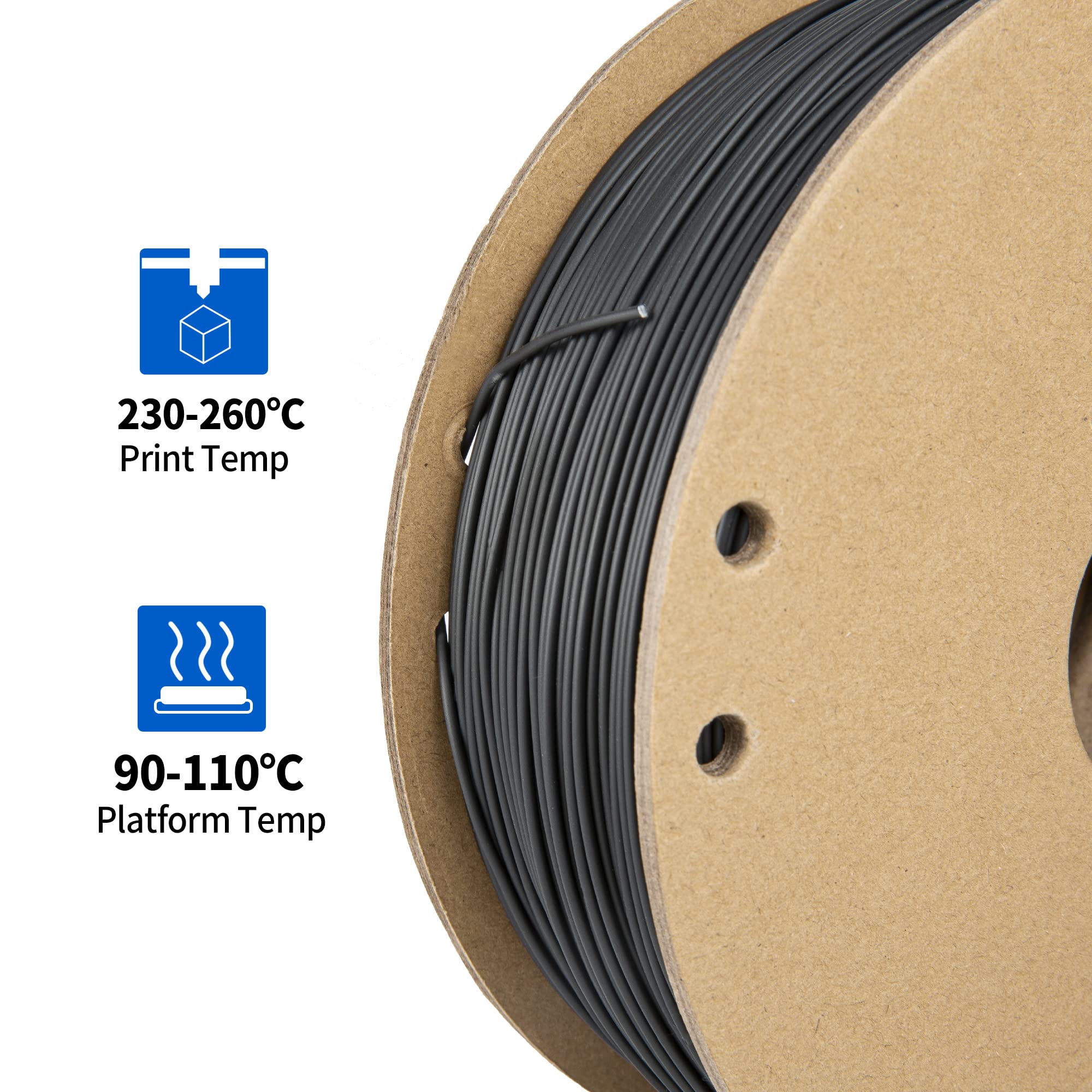 フィラメント 5個 Creality PLA TINMORRY ABS マット黒 フィラメント 5個 Creality PLA TINMORRY ABS マット黒 - メルカリ