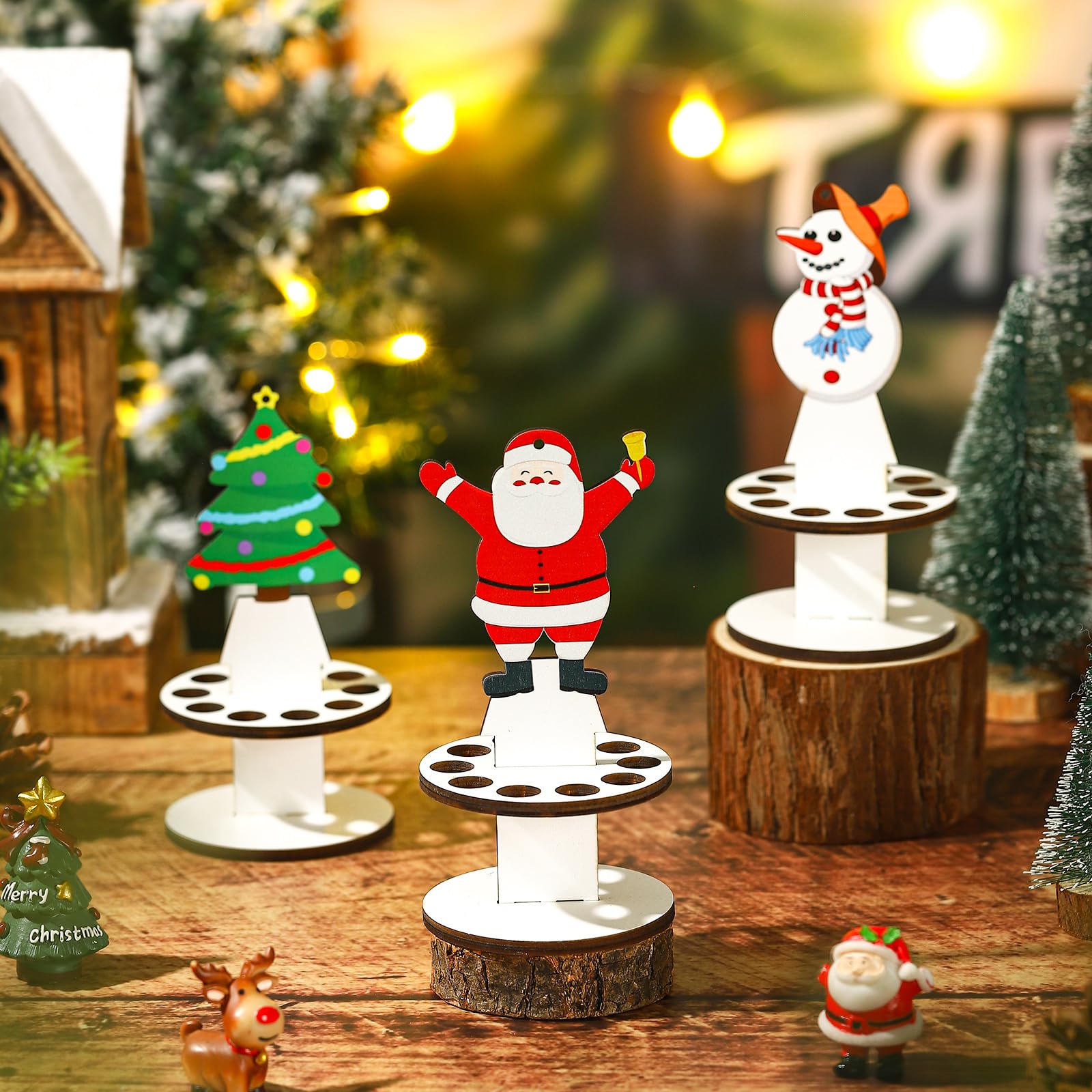 Here's A Few Bucks Porta Soldi Natalizio In Legno A Forma Di Pupazzo Di Neve - Ornamento Regalo Contanti Per Albero Di Natale