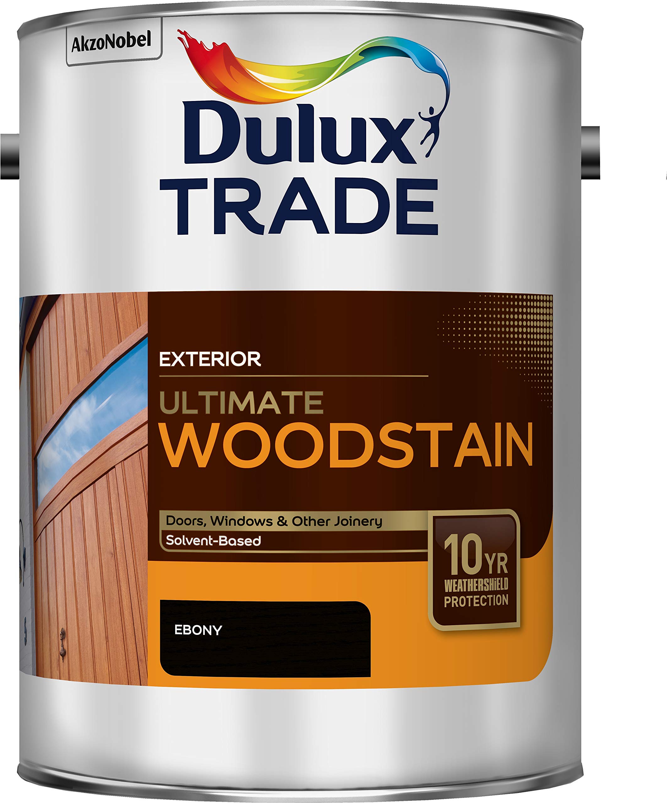 Dulux Trade Ultimate Weathershield Woodstain - Ebony - 5L
