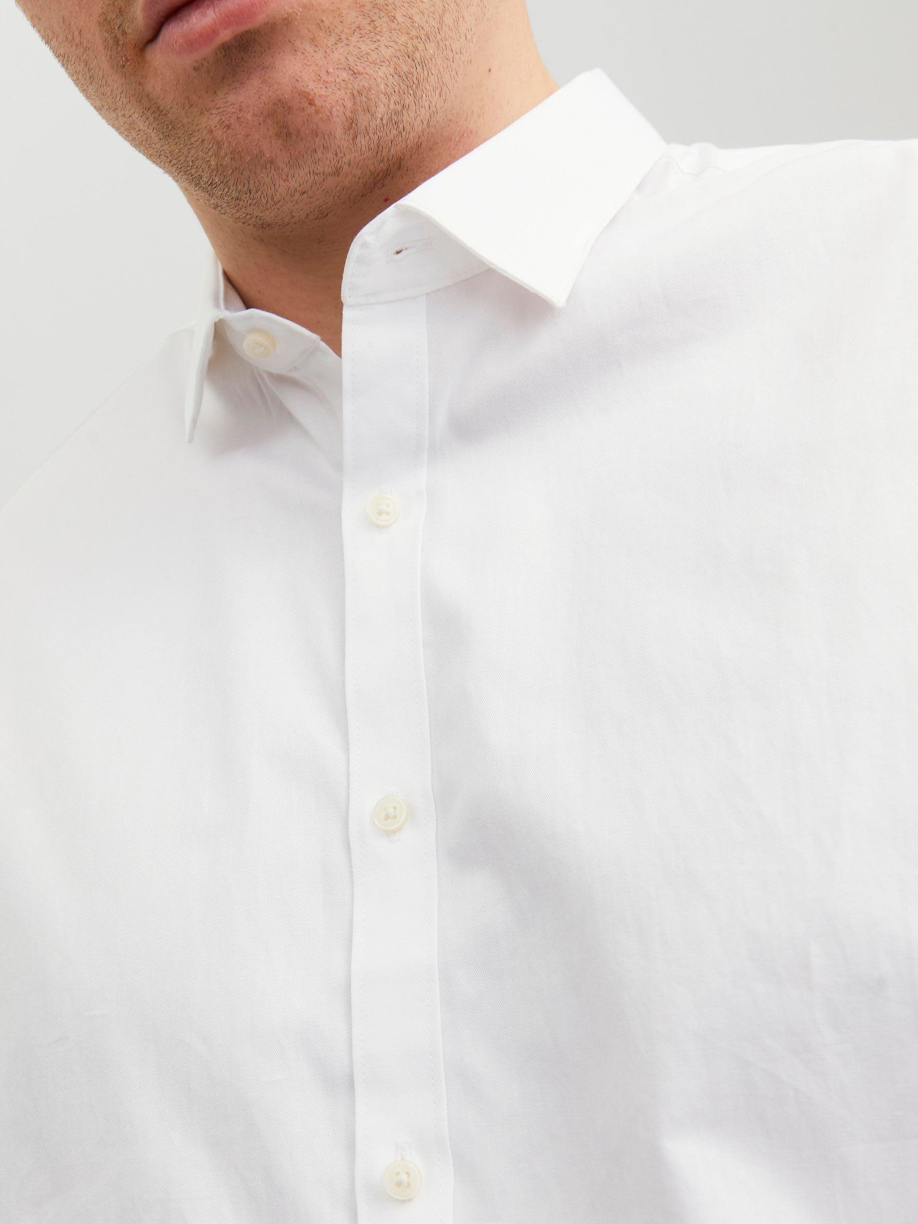Jack & Jones Jprblacardiff Shirt L/S PS Noos Camicia Uomo (Pacco da 1)