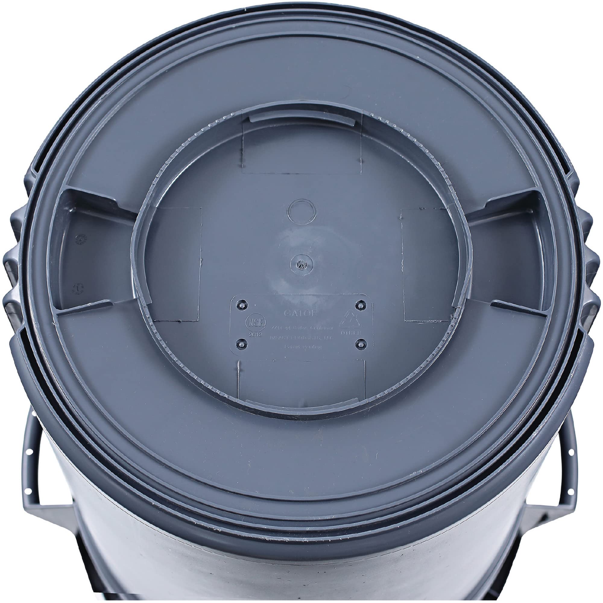 Genuine Joe GJO11581 Heavy-Duty Trash Container, 44 gal Capacity, 24