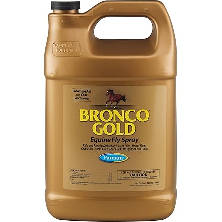 Farnam 3005682 Bronco Gold Horse Fly Care, 1 Gallon