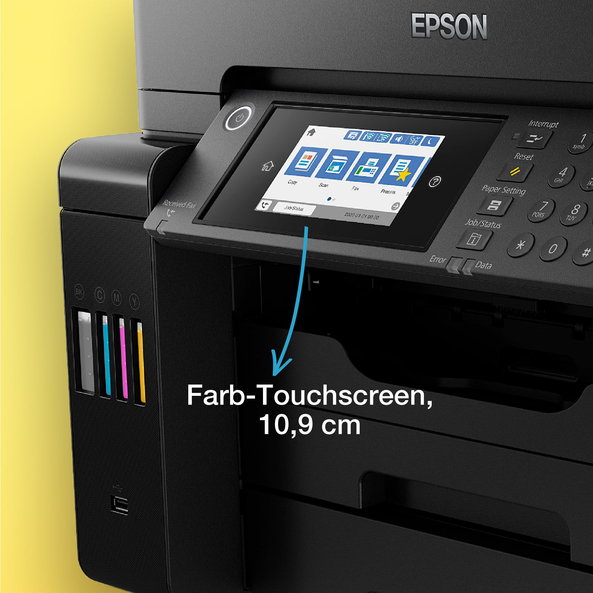 Epson EcoTank ET-16605 DIN-A3+-Multifunktions-Wi-Fi-Tintentankdrucker mit Fax