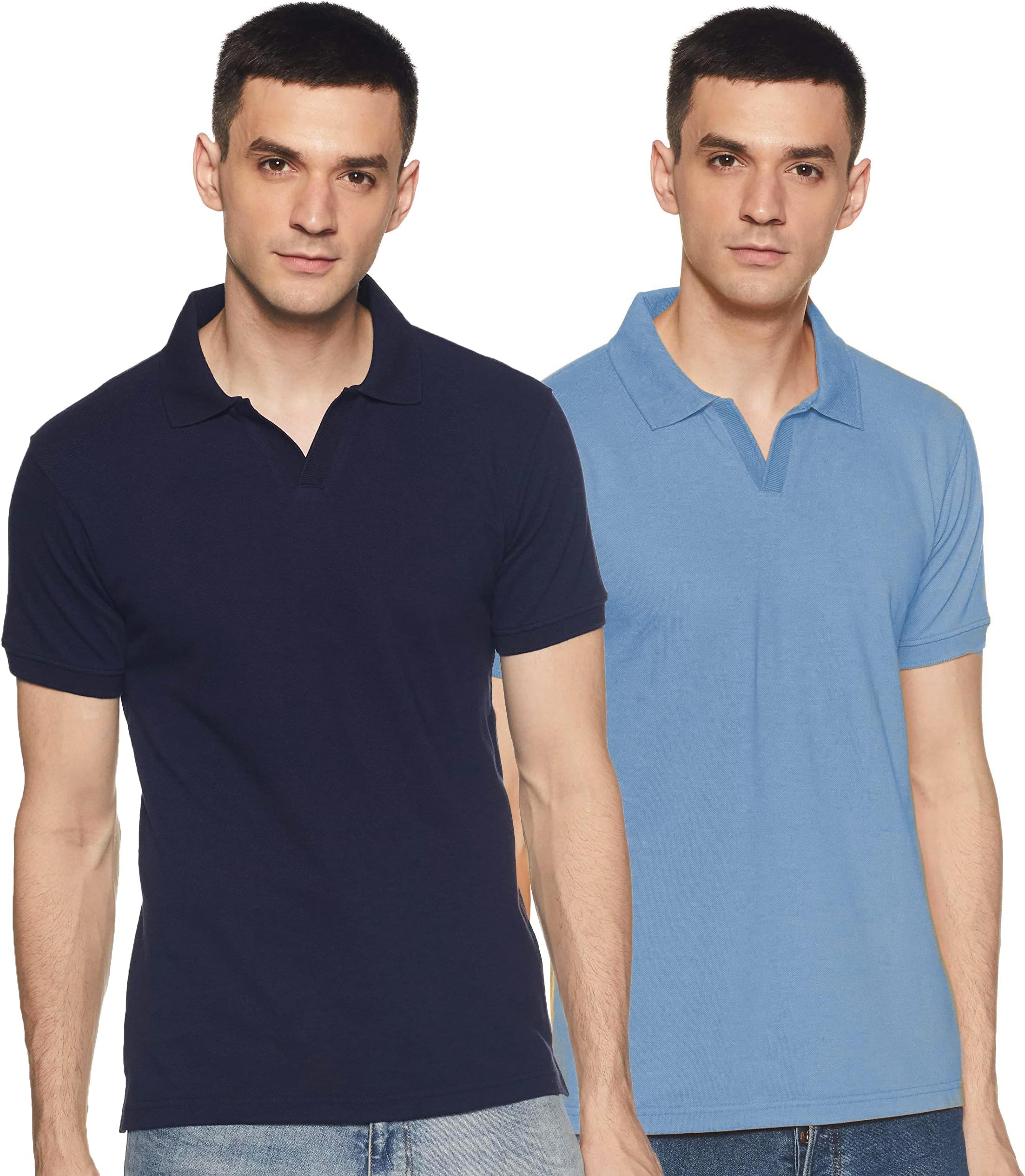 Amazon Brand - SymbolMen's Solid Regular Polo Shirt (JC-PO2)