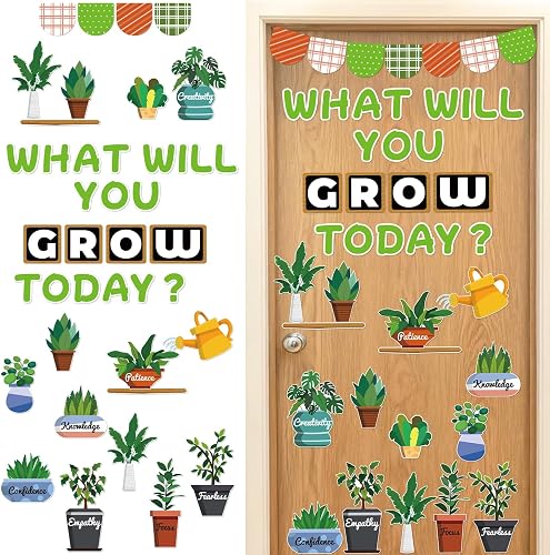 Plant Themed Classroom Decor What Will You Grow Today Paper 