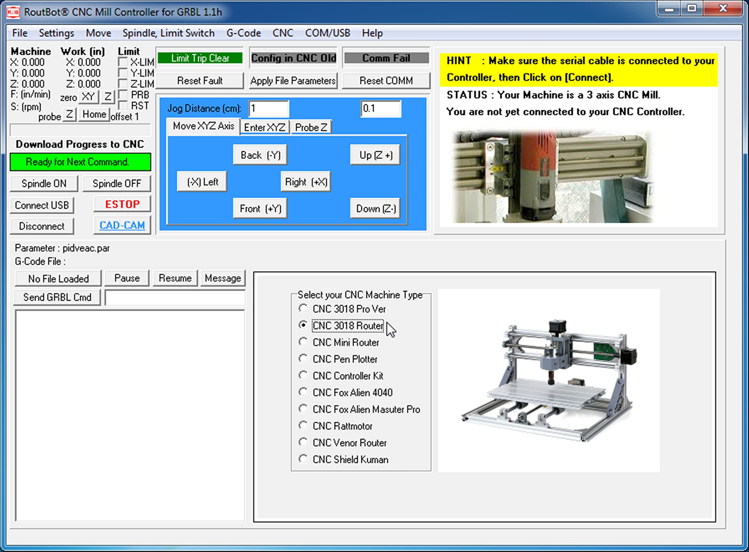 CAD CAM CNC 3018 3020 1610 Mill Software plus tutorial videos RoutCad Standard. Three easy steps all in one integrated program: 1-design, 2-define machine sequence, 3-drive cnc.