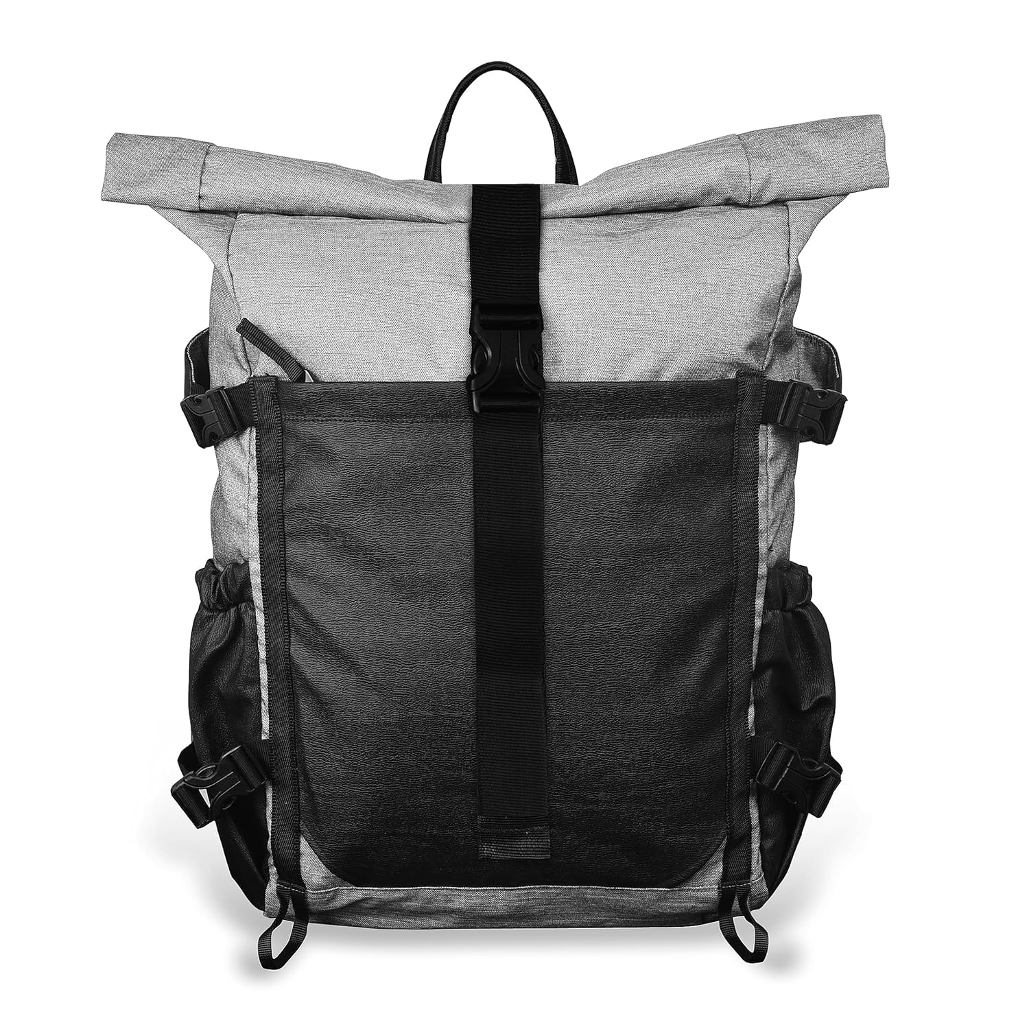 karkaza Backpack Rolltop Rucksack Women & Men School Bag Unisex Water-Resistant Casual Daypack fits 15 inch Laptop-image-11