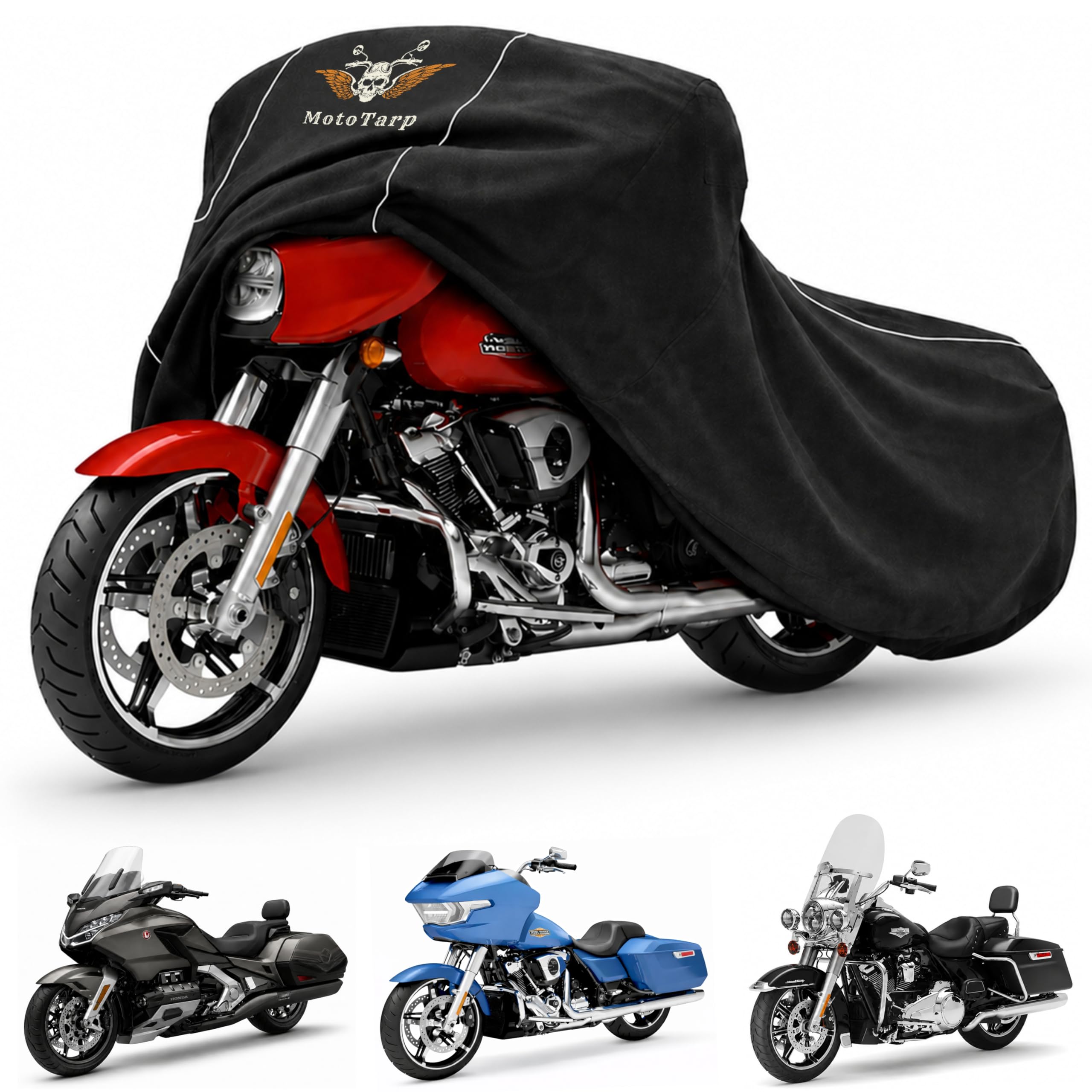 MotoTarp 600D Heavy Duty Motorcycle Cover