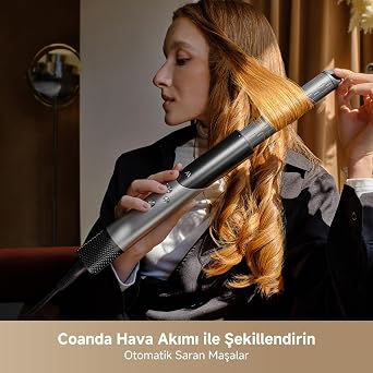 MOVA Master 10 Saç Şekillendirici, 7'si 1 arada Saç Kurutma Makinesi ve Şekillendirici: Bukleler, Düzleştirme, Hacim Verme, Hızlı Kurutma, Saç Bakım Esansı, Akıllı Uç Algılama, 3 Yıl Garanti