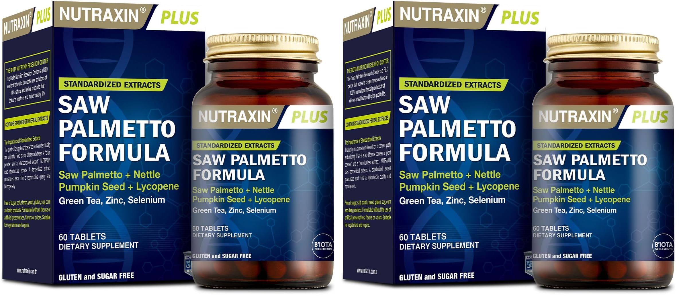 Nutraxin Saw Palmetto Formula 60 Tablet (2 paketi)